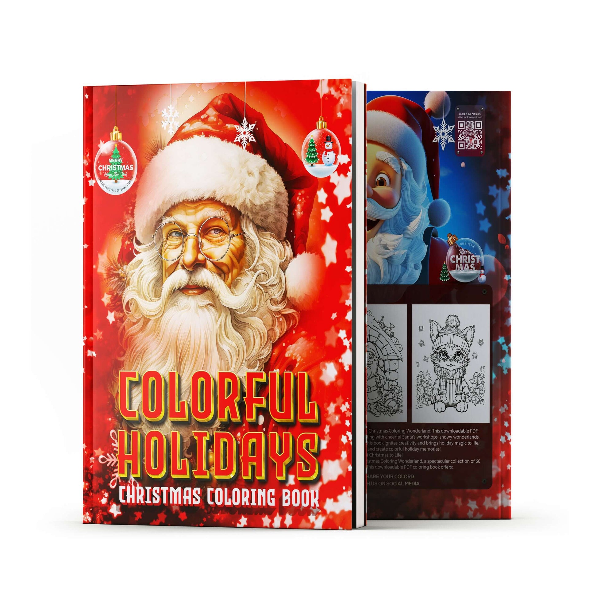 Colorful Holidays Winter Whimsies Christmas Coloring Book for Kids PD