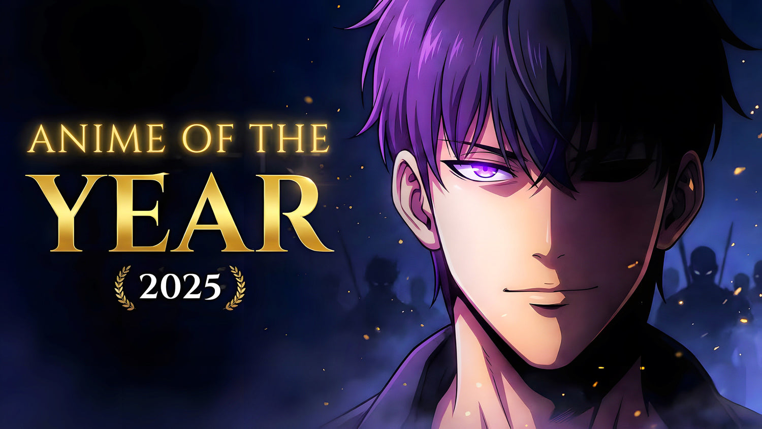 Promotional art collage featuring the Best Anime of 2025 including Solo Leveling Season 2 and Re:Zero Season 3 characters.