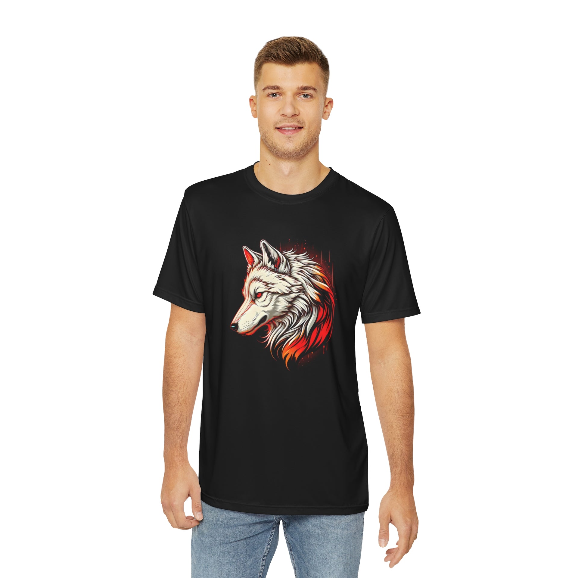 Uncage the Legend: Unleash the Power of the White Wolf on Your Tee!