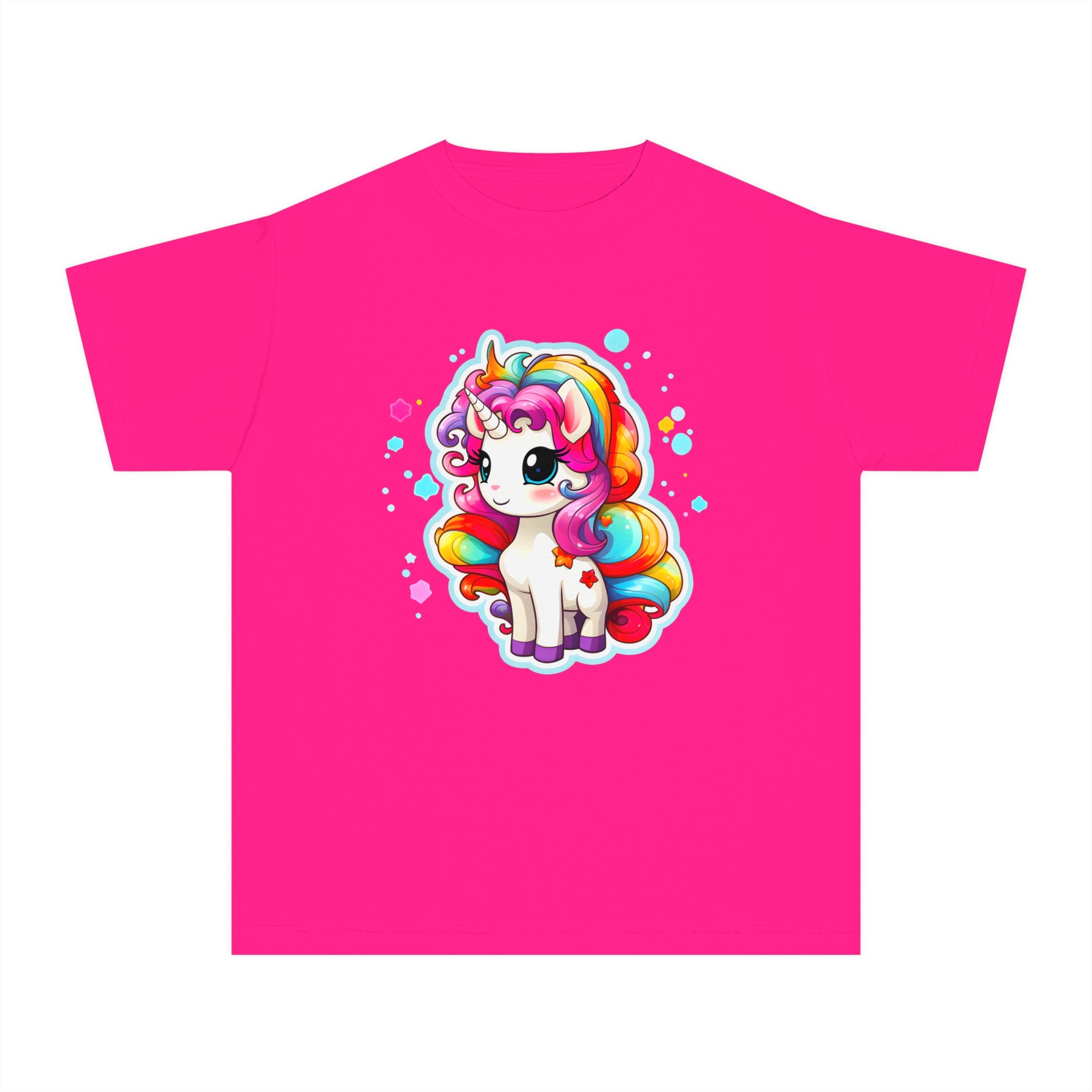 20.	Unleash Your Inner Magic: Rainbow Unicorn Art Youth Midweight Tee