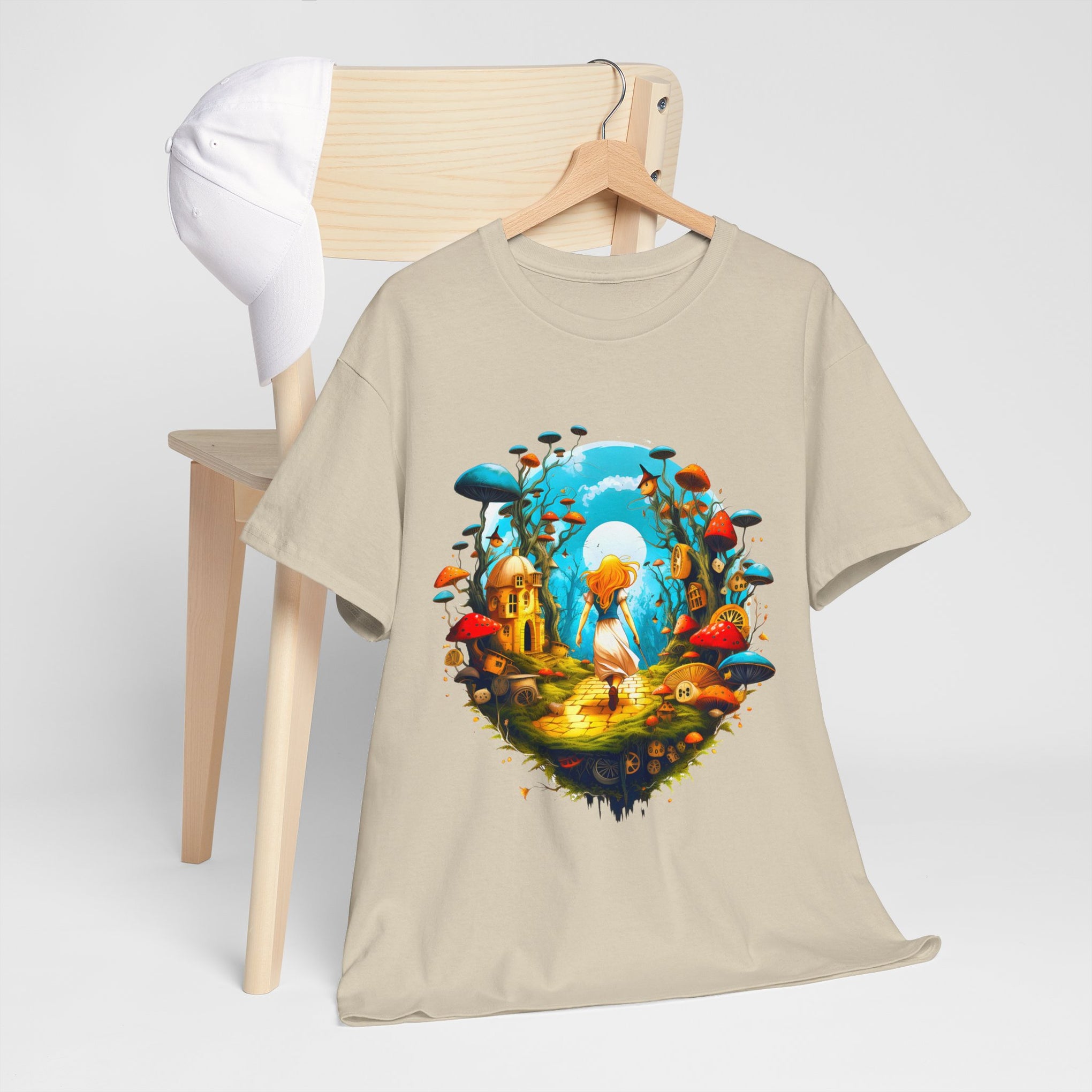 Lost in the Magical Forest: A Unique Adventure Awaits Unisex Heavy Cotton Tee