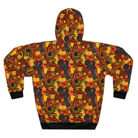 Psychedelic Fusion: Unisex Pullover Hoodie (AOP)