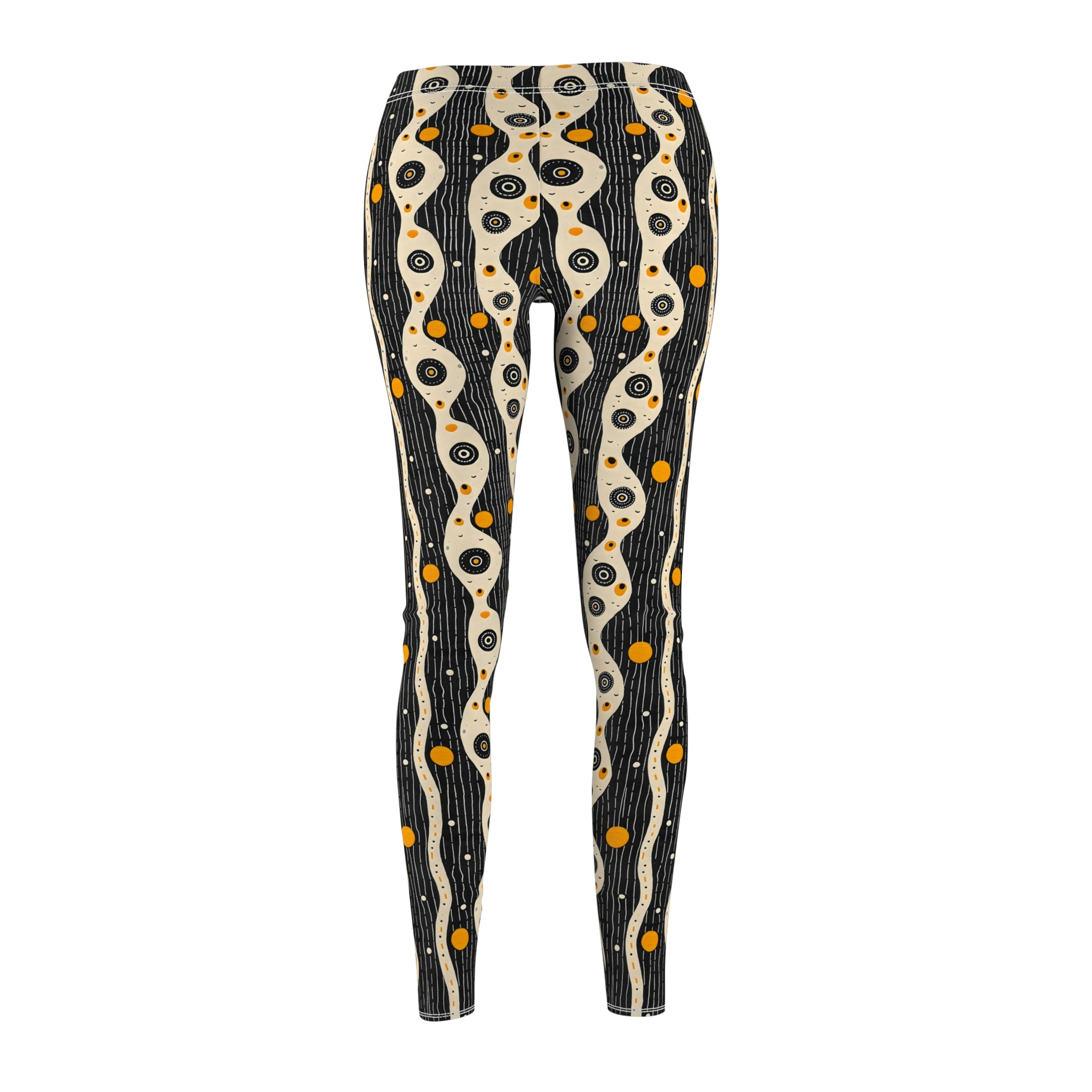 Activate Your Focus: The Optic Pulse Casual Leggings (AOP)