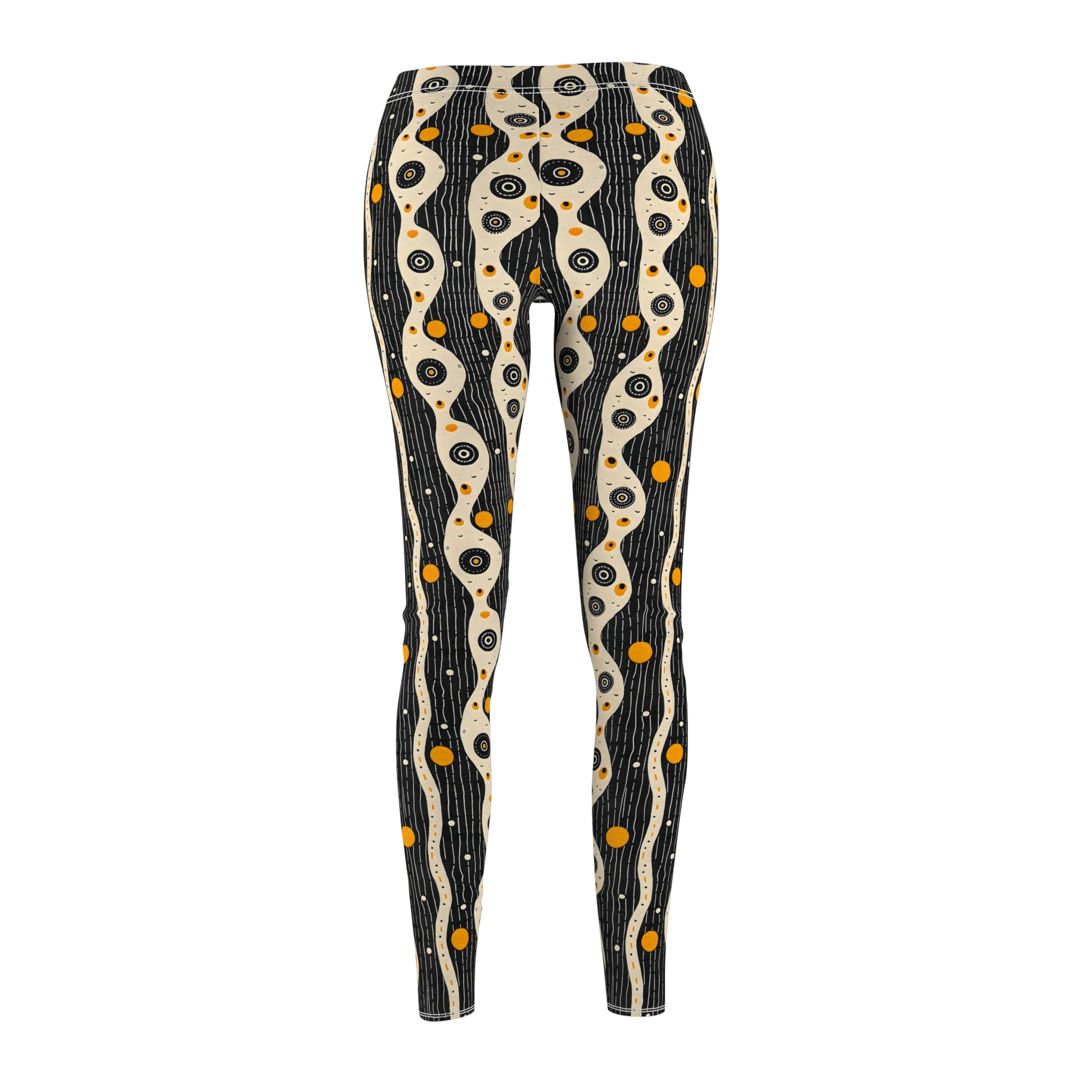 Activate Your Focus: The Optic Pulse Casual Leggings (AOP)