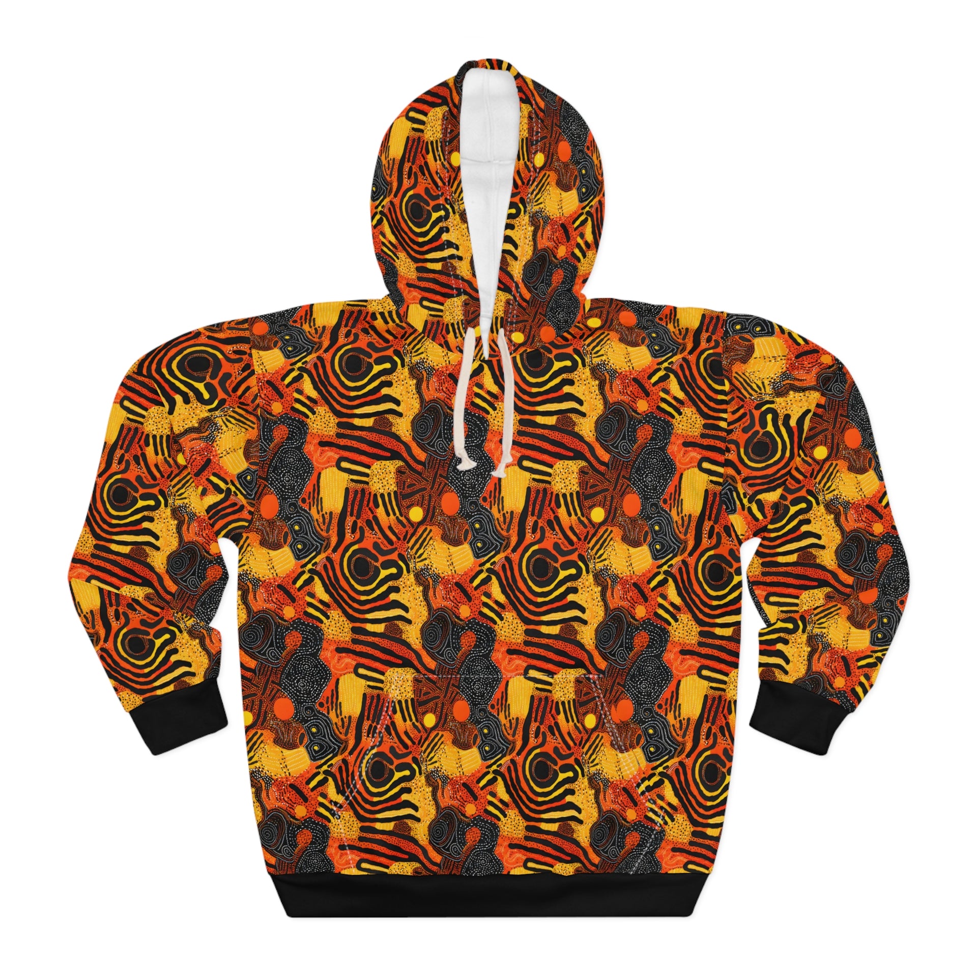 Psychedelic Fusion: Unisex Pullover Hoodie (AOP)