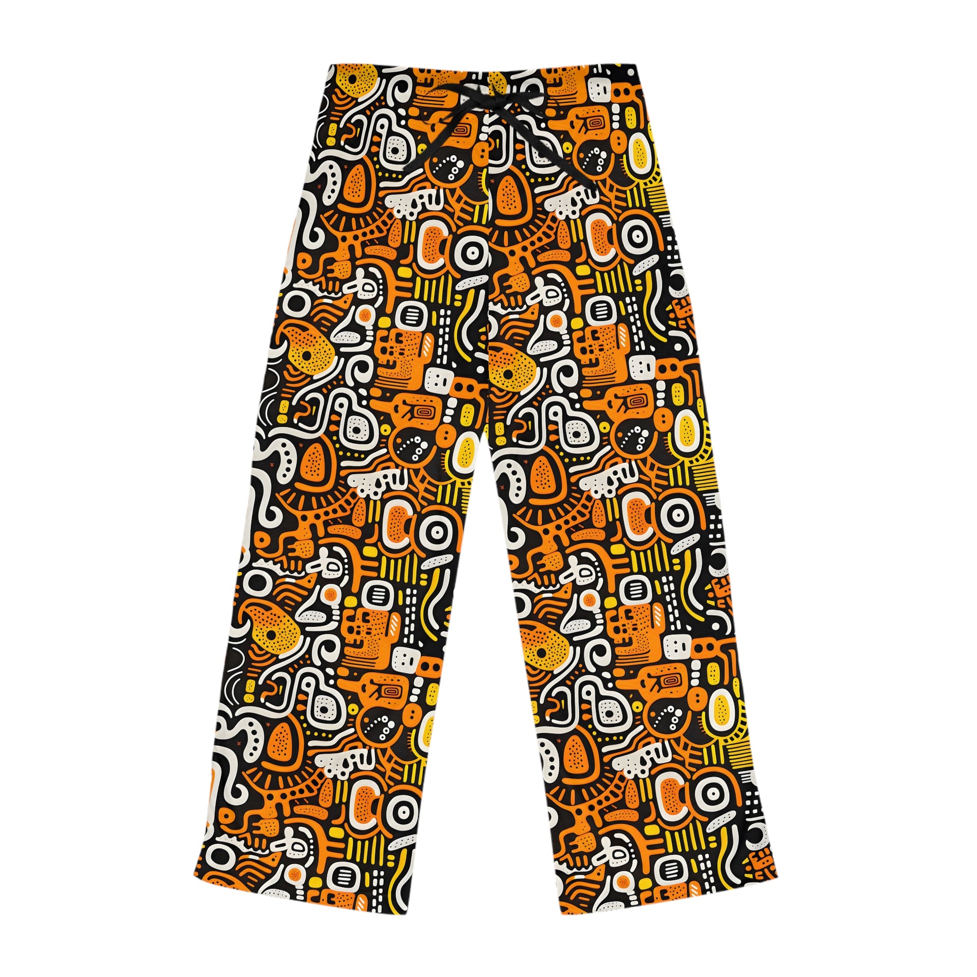 Psychedelic Harmony: Keith Haring Inspired Women's Pajama Pants (AOP)