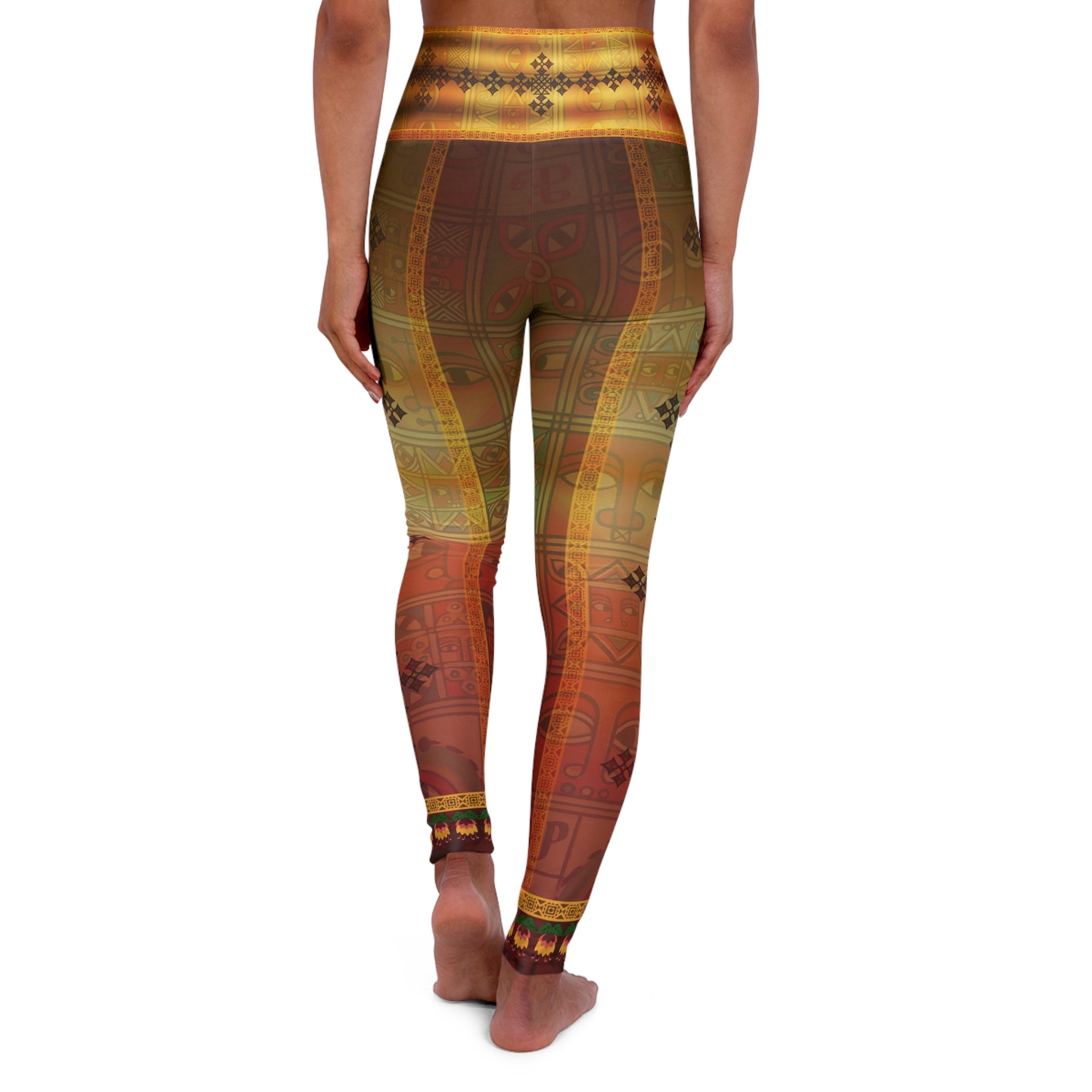 Unleash Your Inner Power: The Ethiopian Spirit High-Waisted Leggings