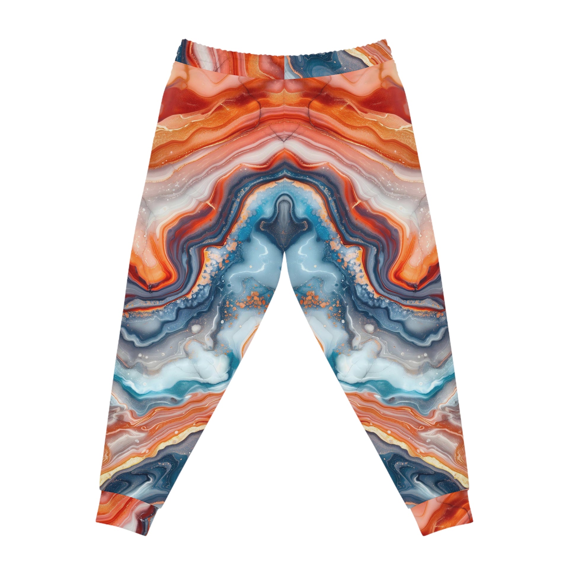 Unveil the Art Within: Run Through Impressionist Dreamscapes in These Marble Joggers | Athletic Joggers (AOP)