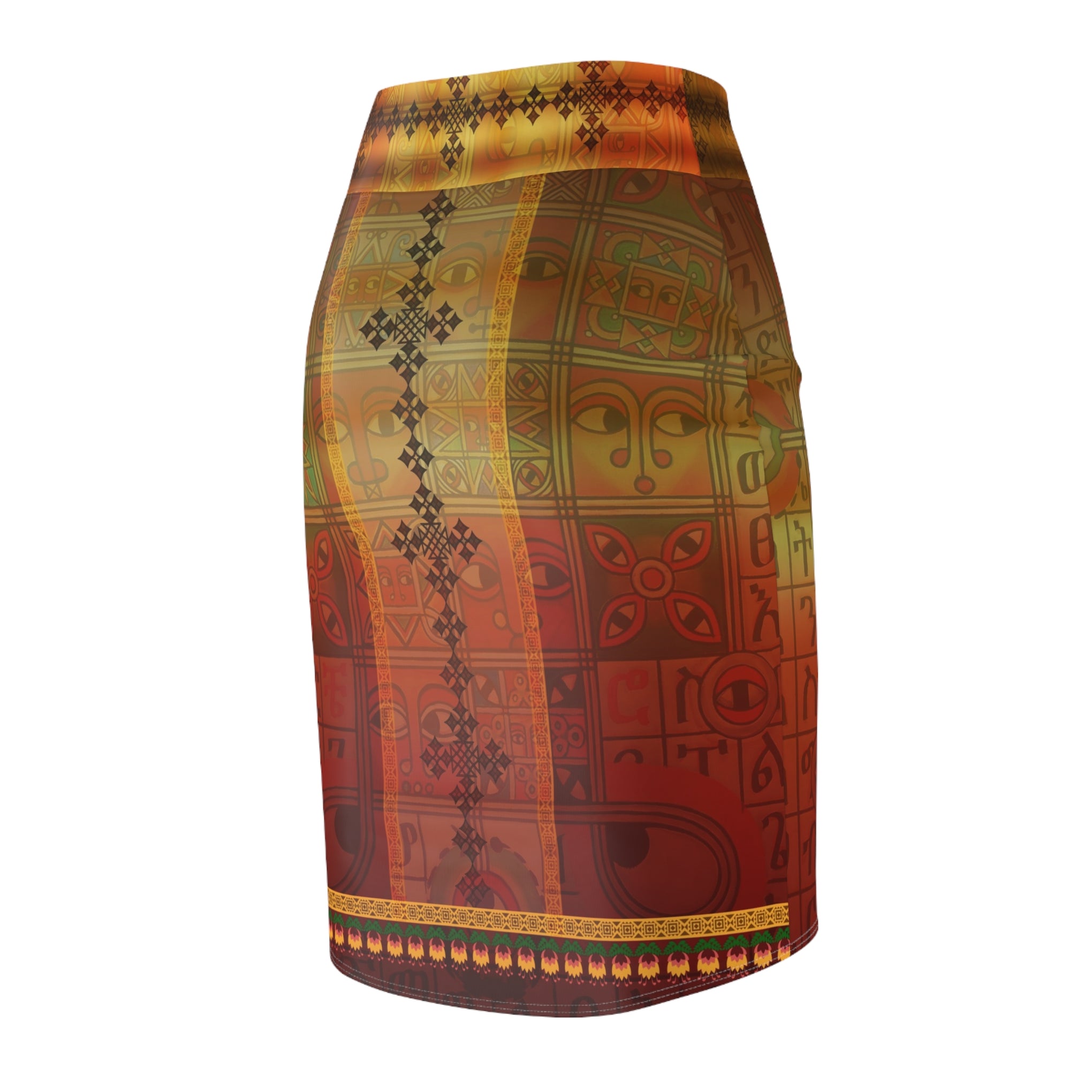 A Statement in Every Step: The Ethiopian Tapestry Skirt