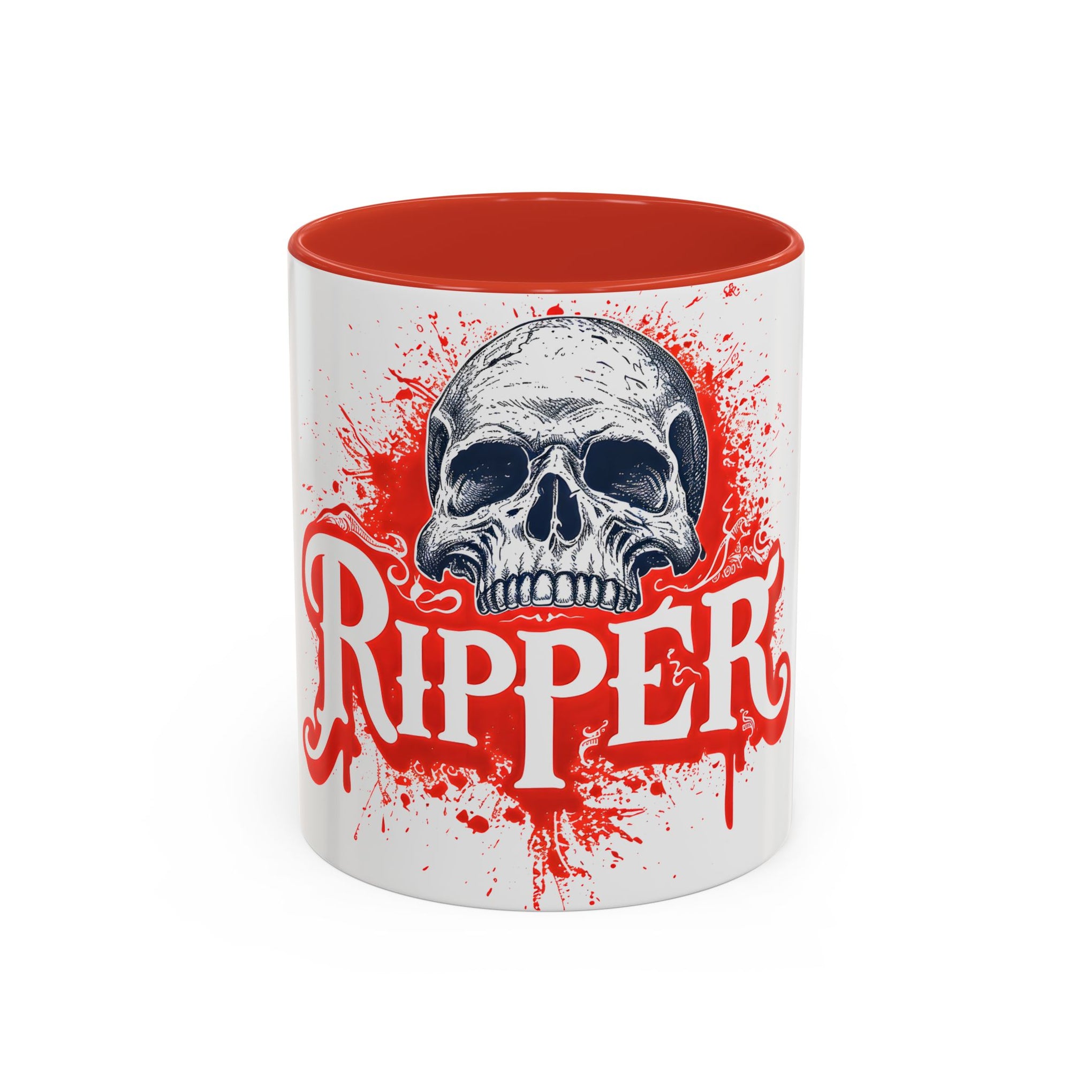 Ripper Skull Halloween Coffee Mug (11oz, 15oz) – Perfect for Spooky Sips