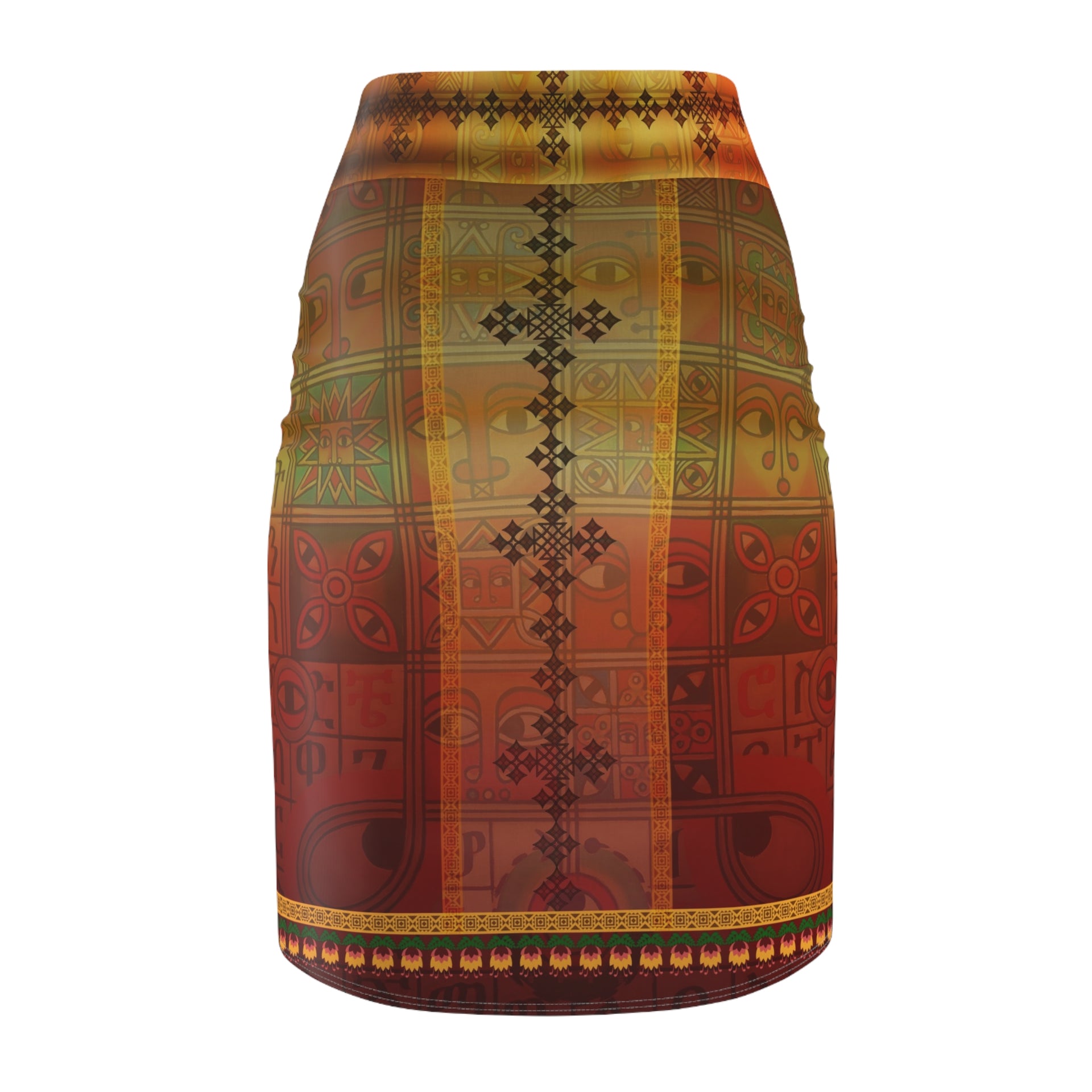 A Statement in Every Step: The Ethiopian Tapestry Skirt