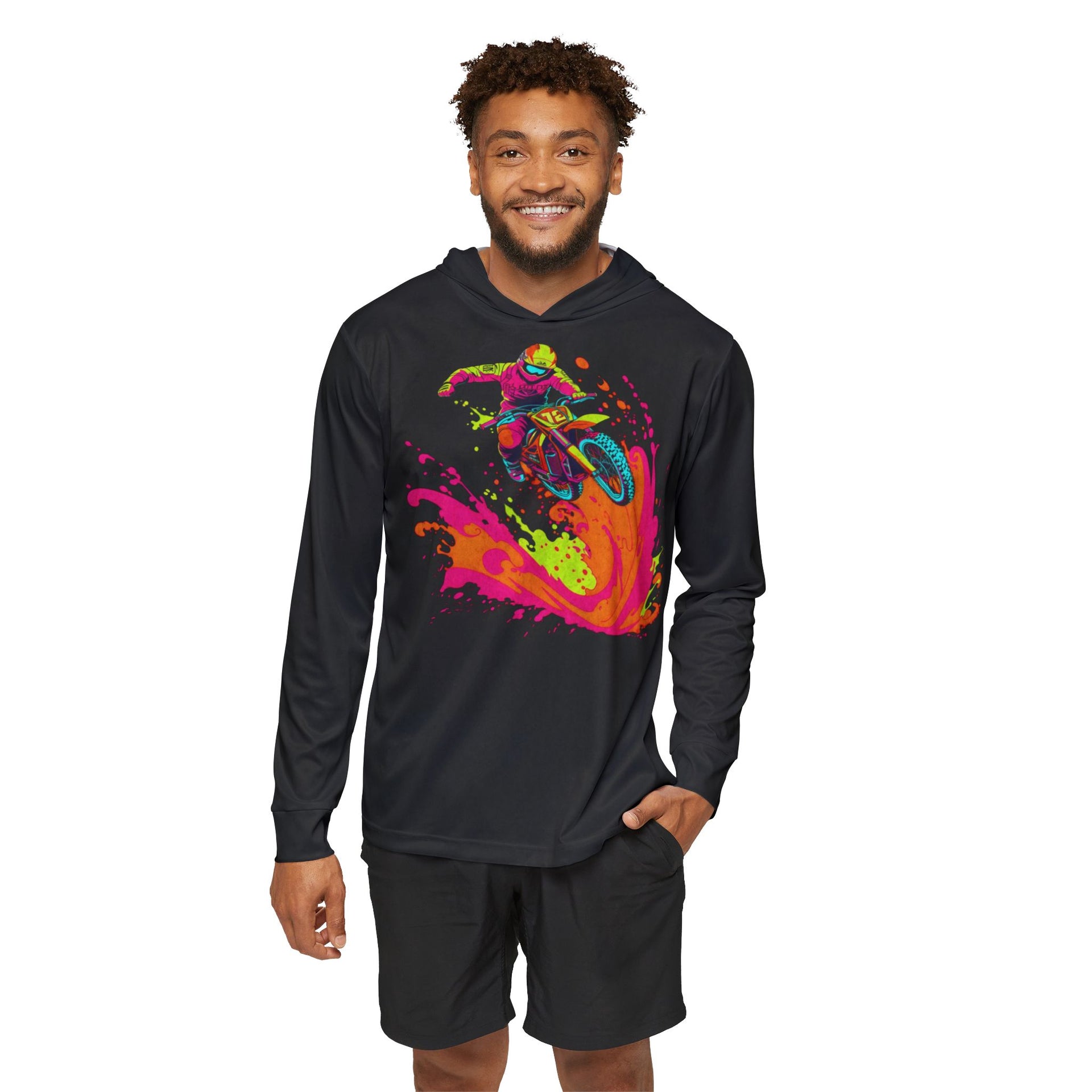 Adrenaline Rush Hoodie - Unleash Your Inner Athlete Men's Sports Warmup Hoodie (AOP)