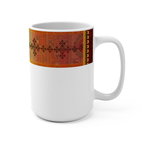 Sip in Style: The Ethiopian Tapestry Mug