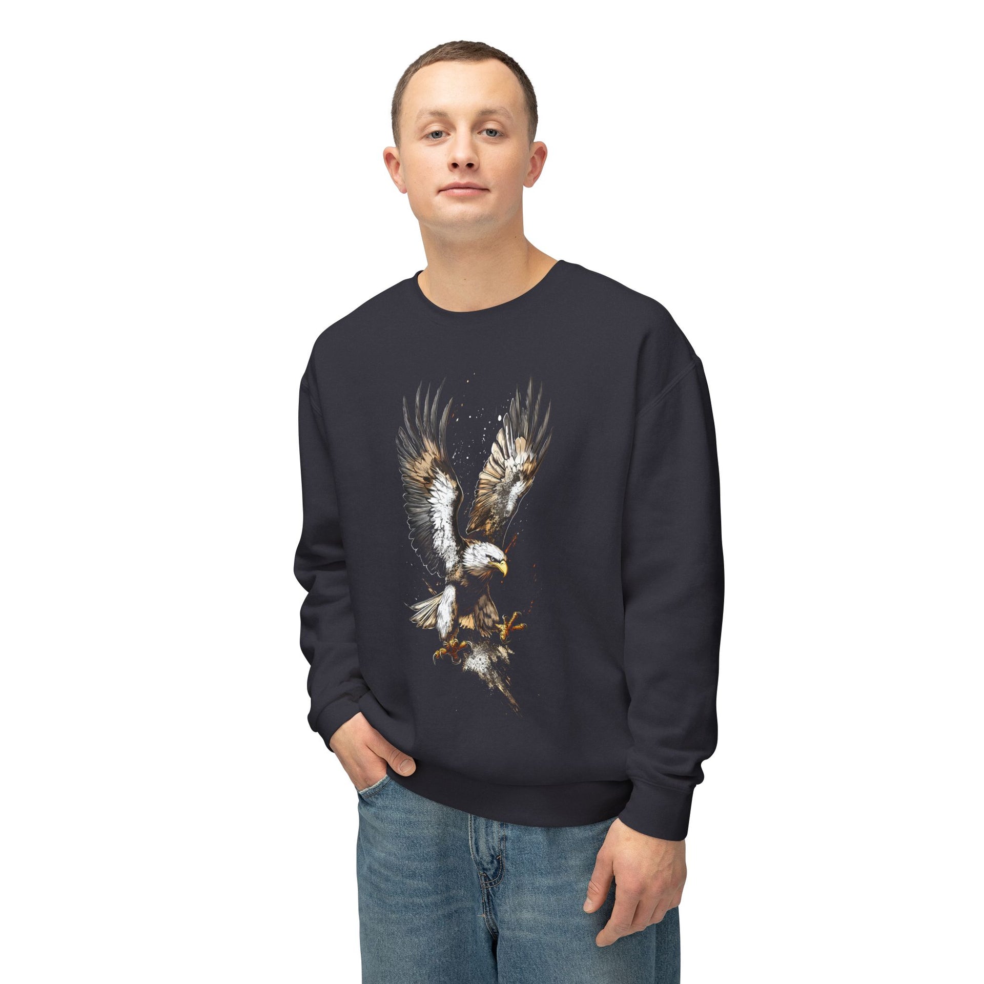 Dynamic Bald Eagle Sweatshirt | Symbol of Freedom & Strength 🦅✨