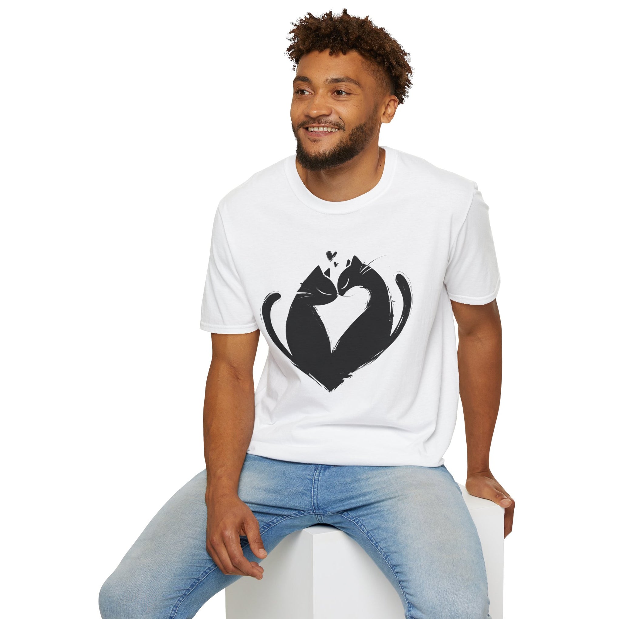 Purrfect Love T-Shirt - Valentine's Day Gift - Infinite Visibility