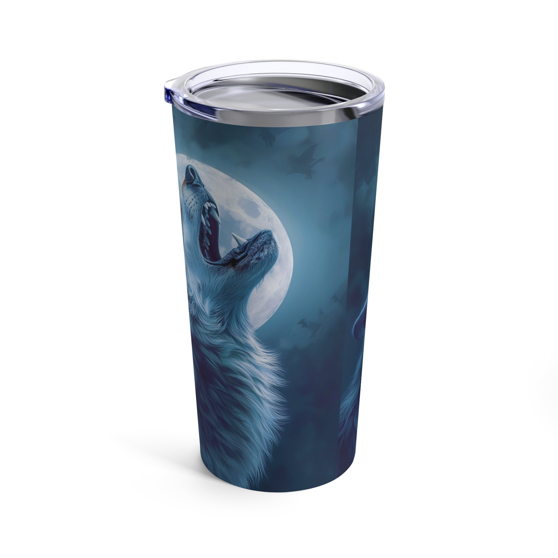 Howl at the Moon in Style: The Wolf's Cry Tumbler 20oz