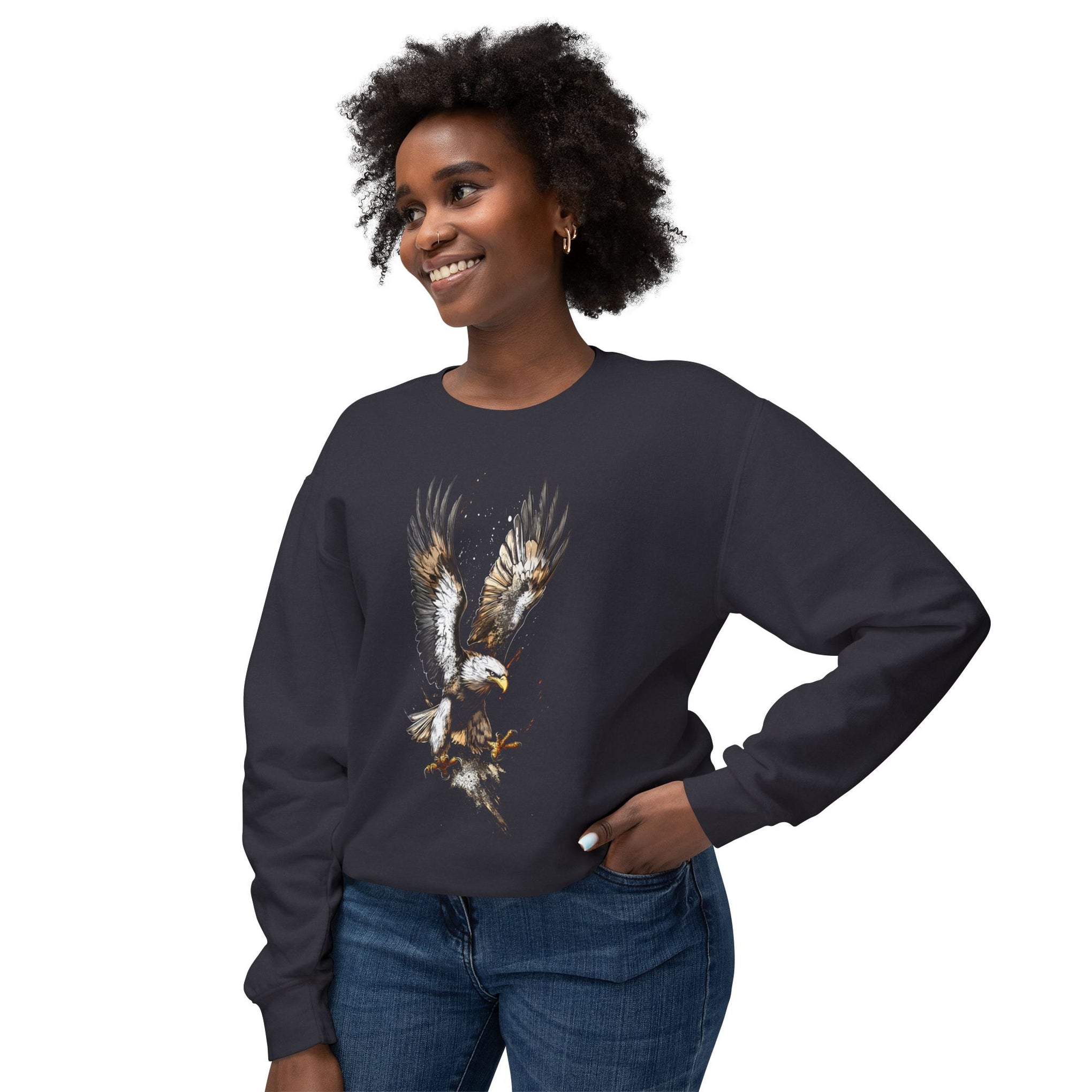 Dynamic Bald Eagle Sweatshirt | Symbol of Freedom & Strength 🦅✨