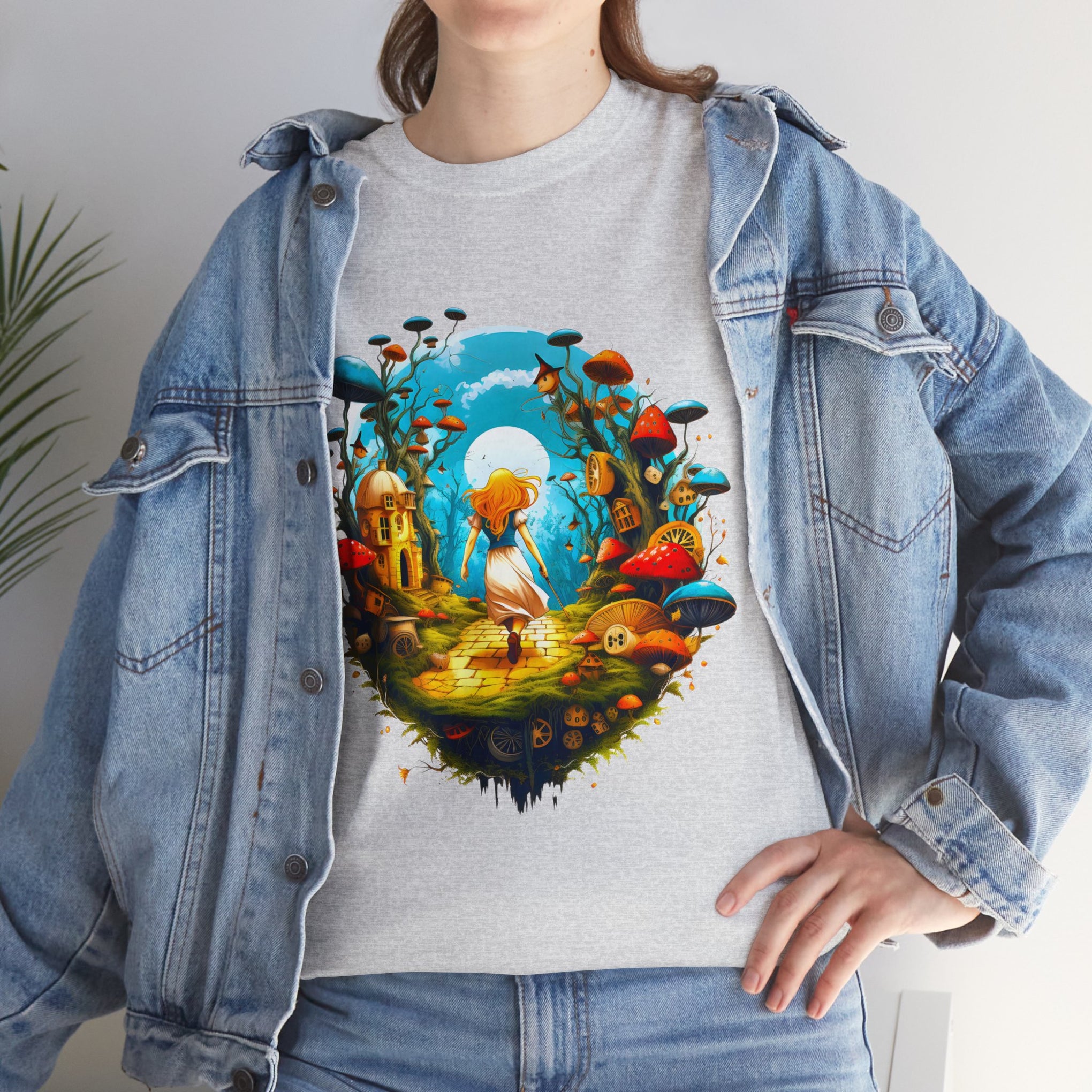 Lost in the Magical Forest: A Unique Adventure Awaits Unisex Heavy Cotton Tee