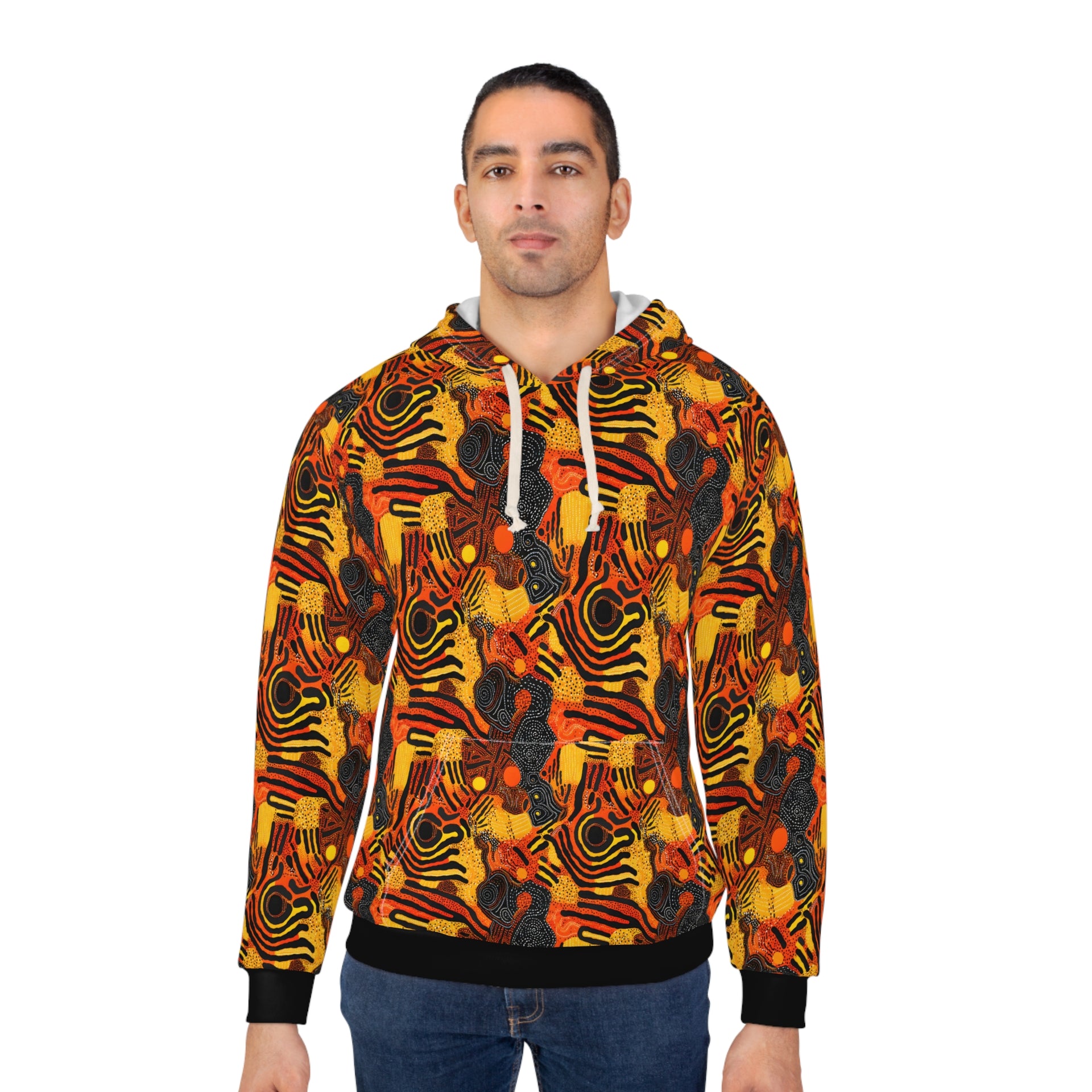 Psychedelic Fusion: Unisex Pullover Hoodie (AOP)