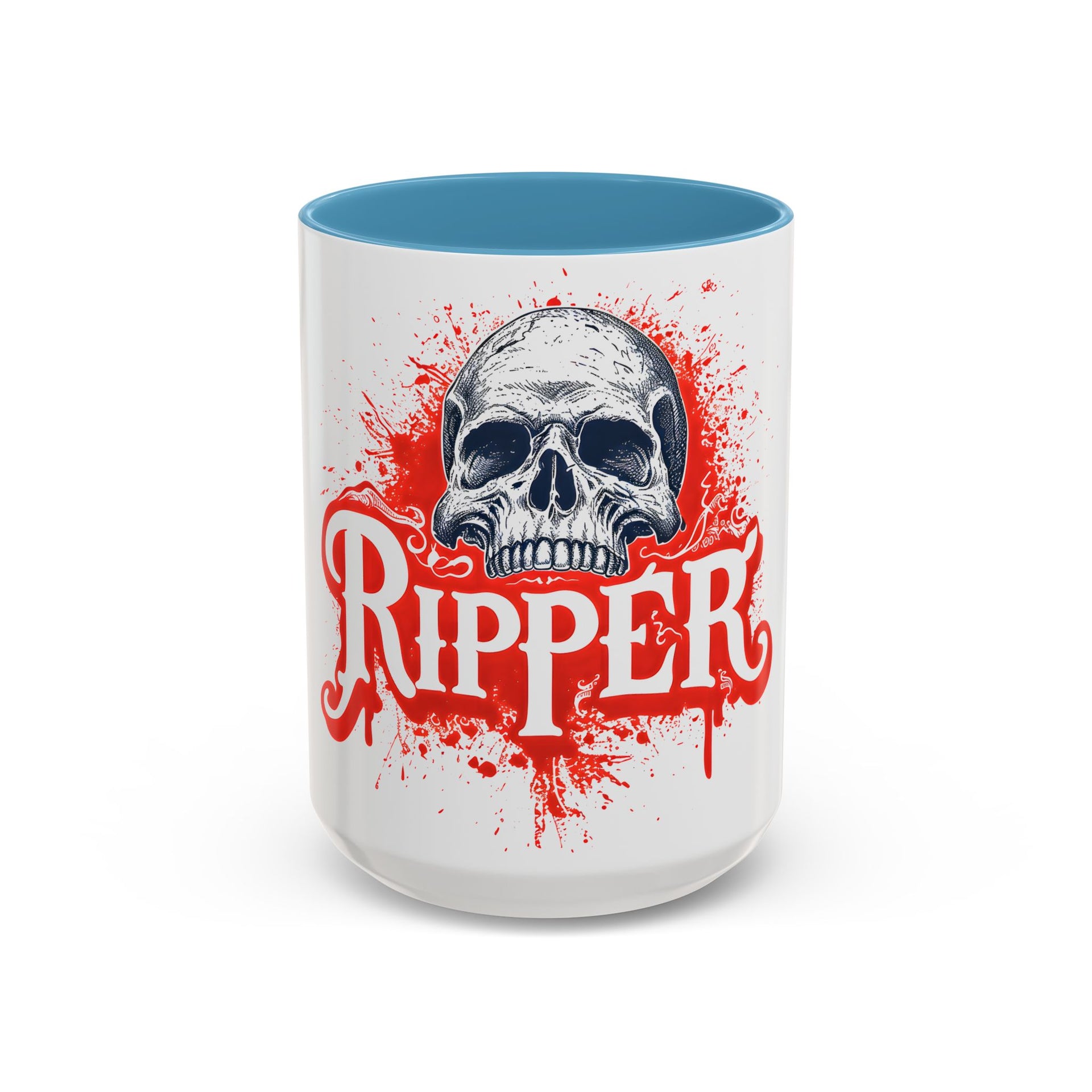 Ripper Skull Halloween Coffee Mug (11oz, 15oz) – Perfect for Spooky Sips