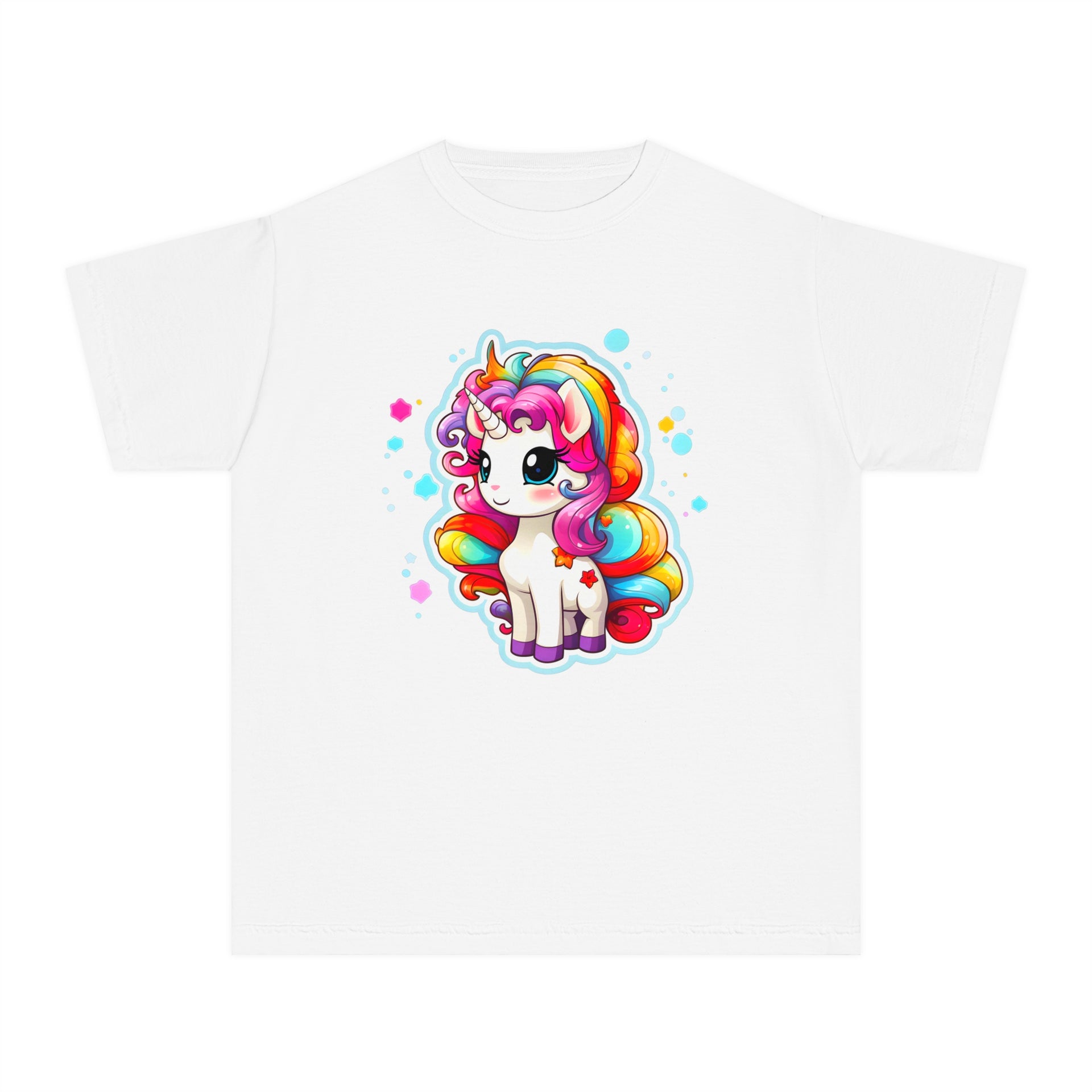 20.	Unleash Your Inner Magic: Rainbow Unicorn Art Youth Midweight Tee