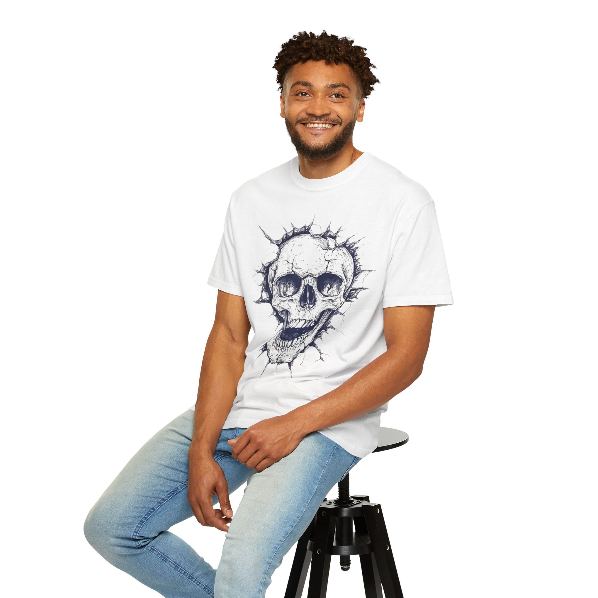 Shatter Your Limits: Unisex Skull Graphic Tee