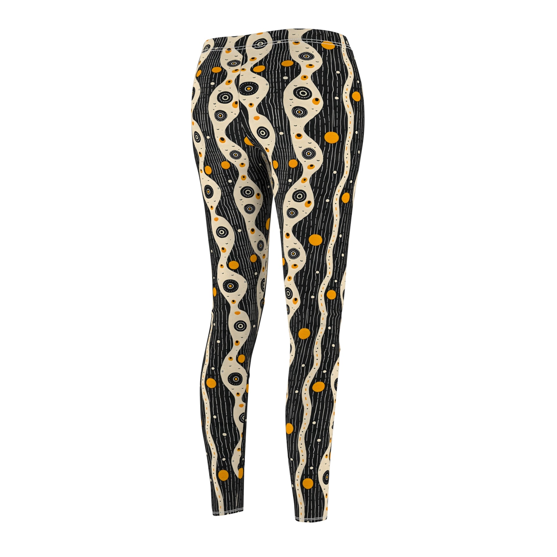 Activate Your Focus: The Optic Pulse Casual Leggings (AOP)