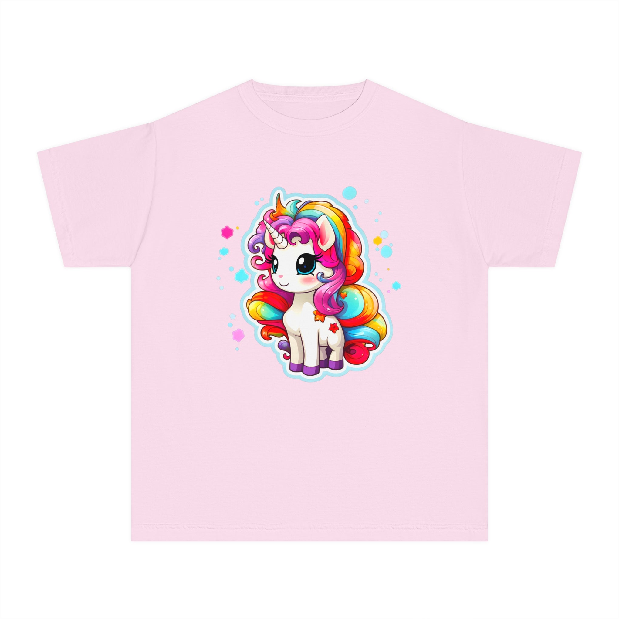 20.	Unleash Your Inner Magic: Rainbow Unicorn Art Youth Midweight Tee