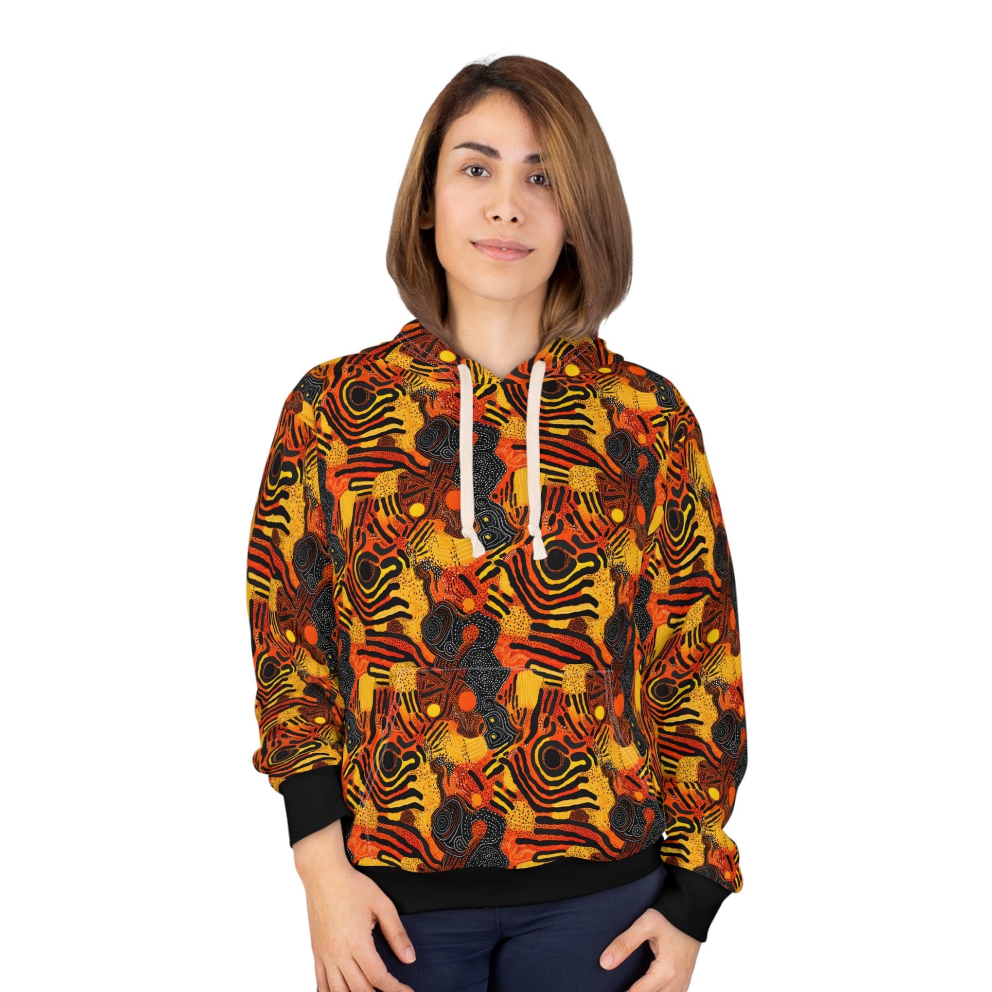 Psychedelic Fusion: Unisex Pullover Hoodie (AOP)