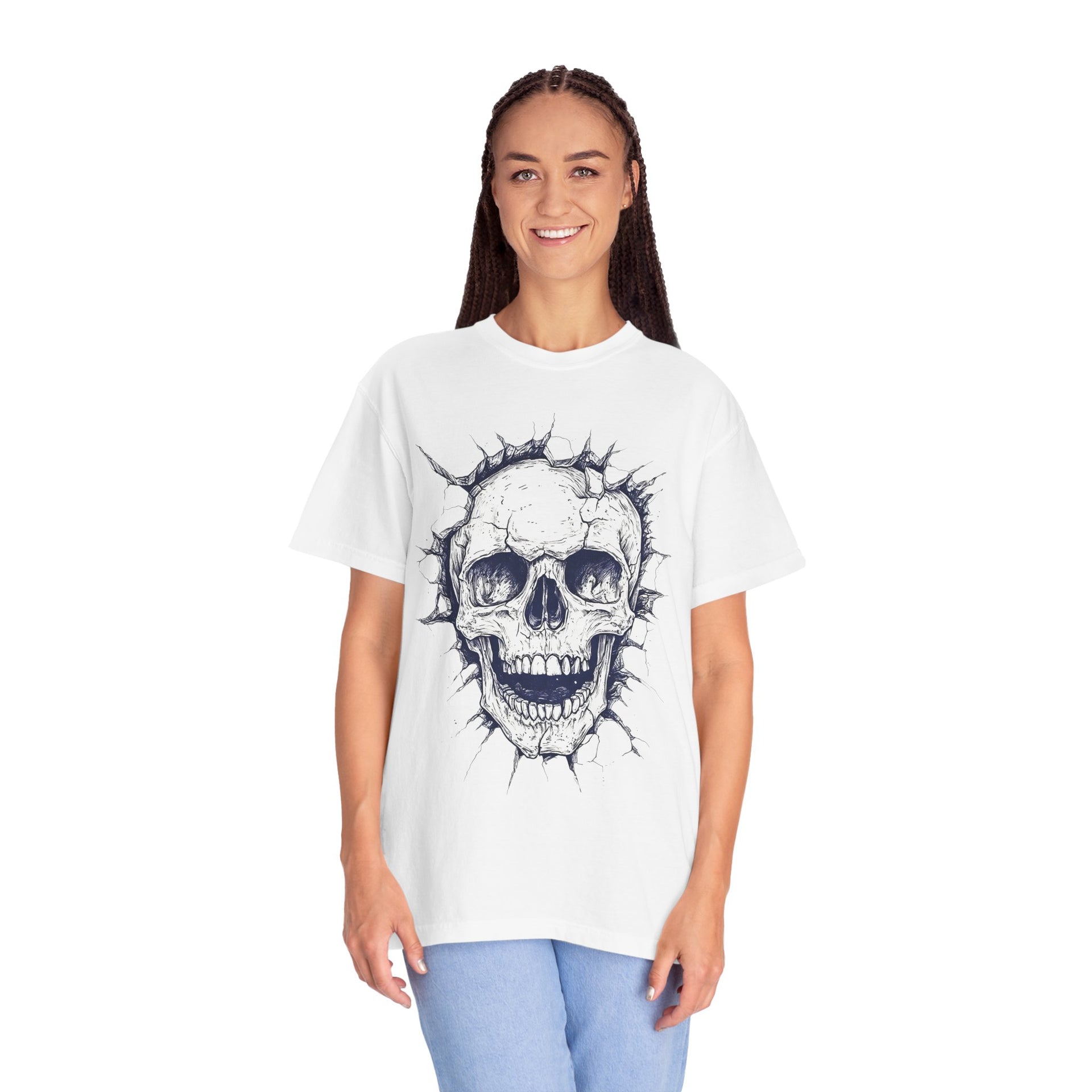 Shatter Your Limits: Unisex Skull Graphic Tee