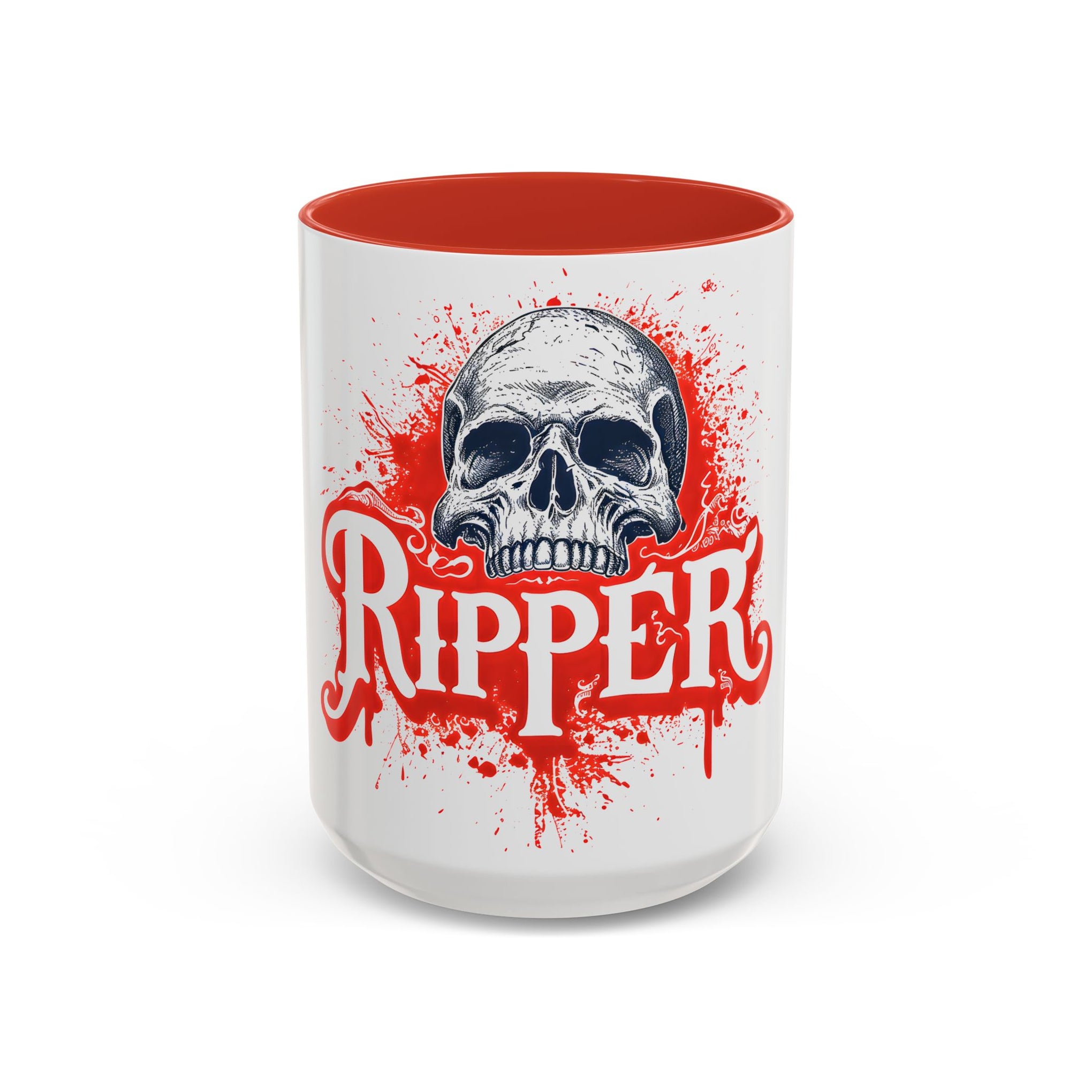 Ripper Skull Halloween Coffee Mug (11oz, 15oz) – Perfect for Spooky Sips