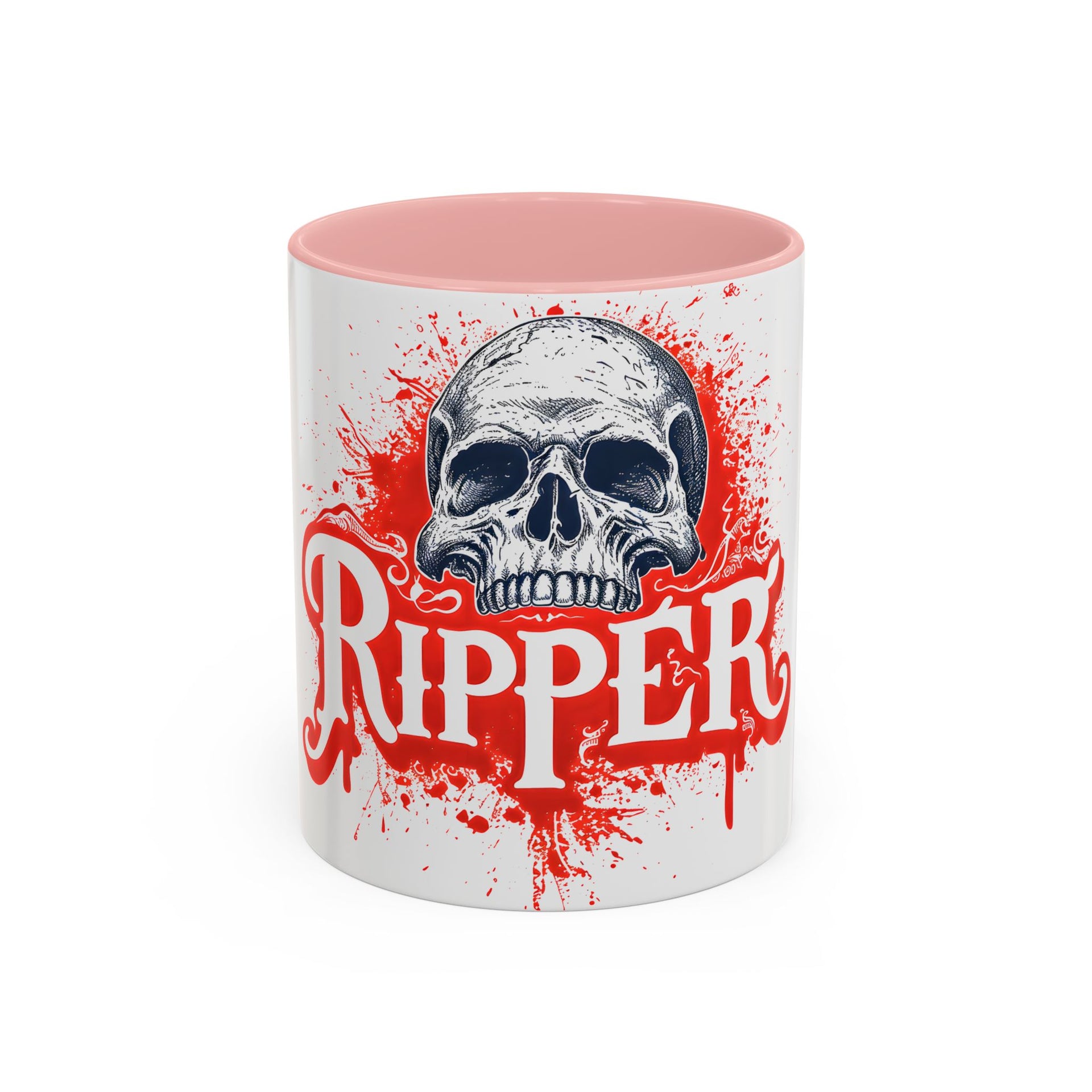 Ripper Skull Halloween Coffee Mug (11oz, 15oz) – Perfect for Spooky Sips