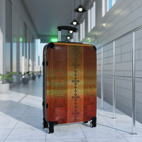 Journey with Tradition: The Ethiopian Tapestry Suitcase