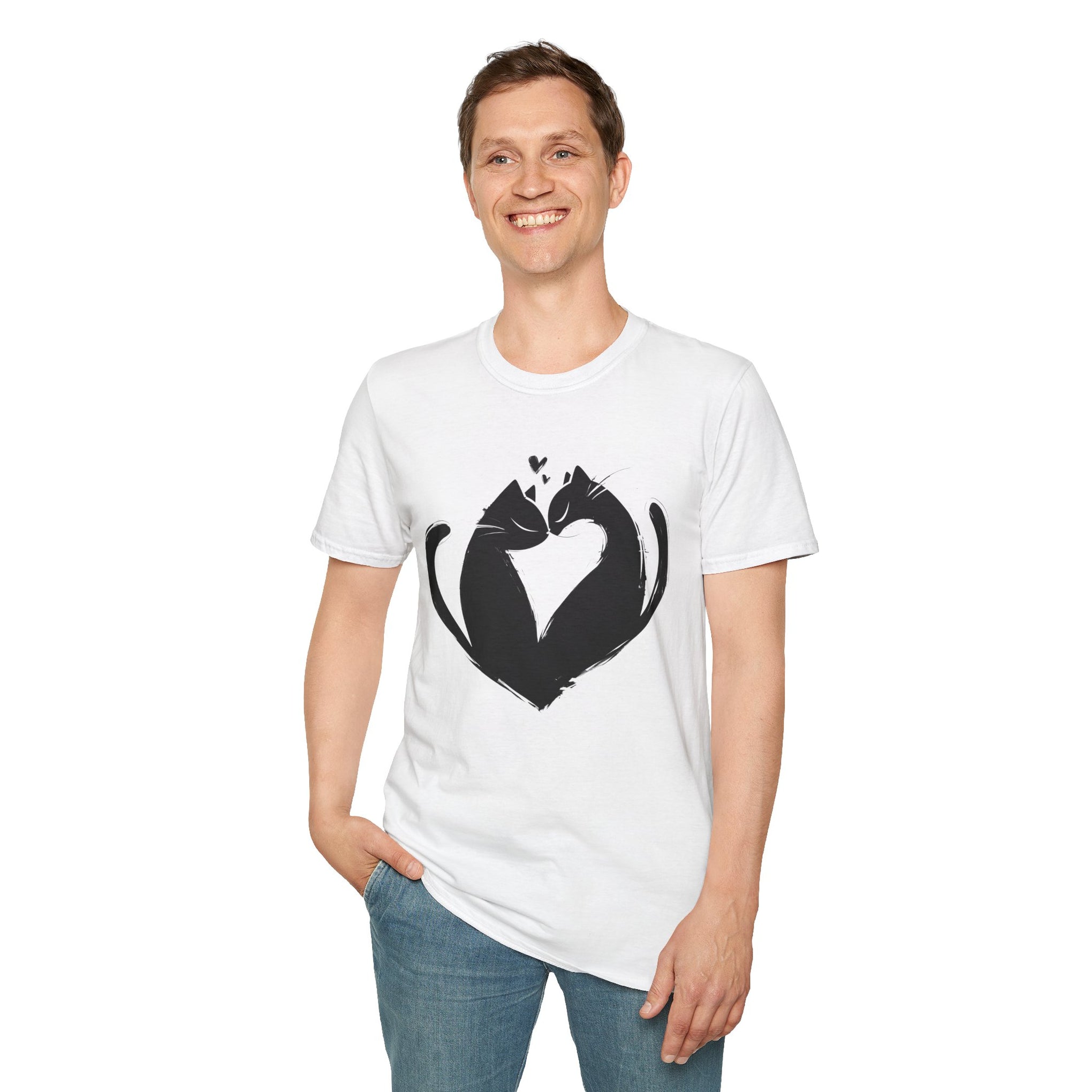 Purrfect Love T-Shirt - Valentine's Day Gift - Infinite Visibility