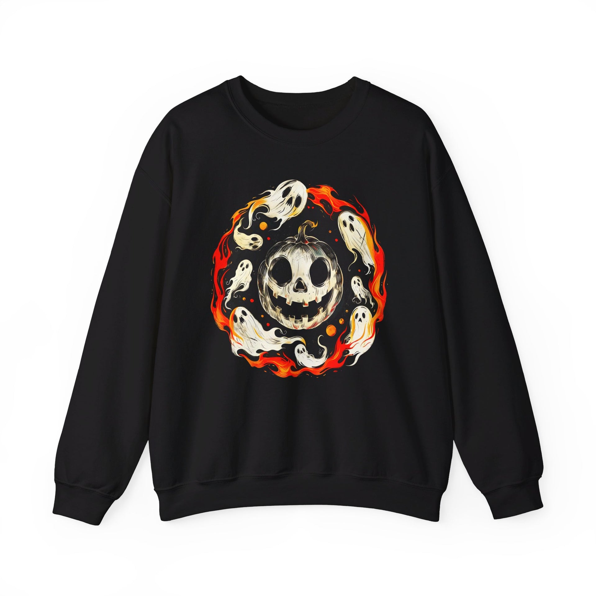 Ghostly Flames Unisex Sweatshirt | Infinite Visibility