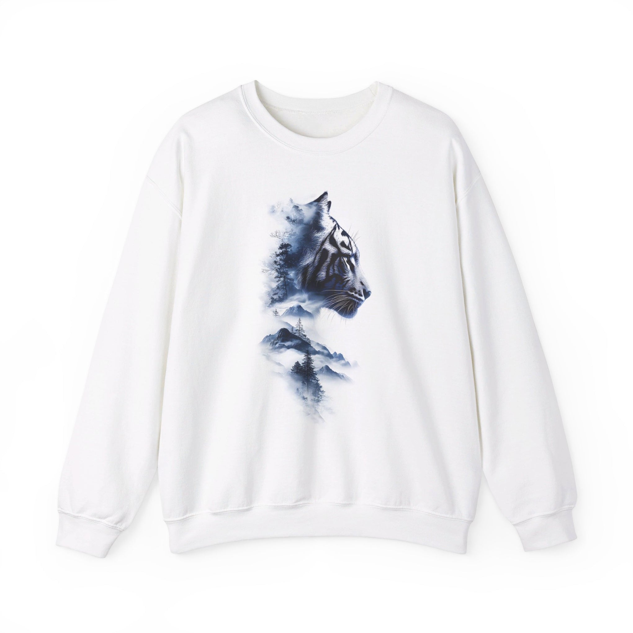 Majestic Mountain Tiger Unisex Sweatshirt | Infinite Visibility