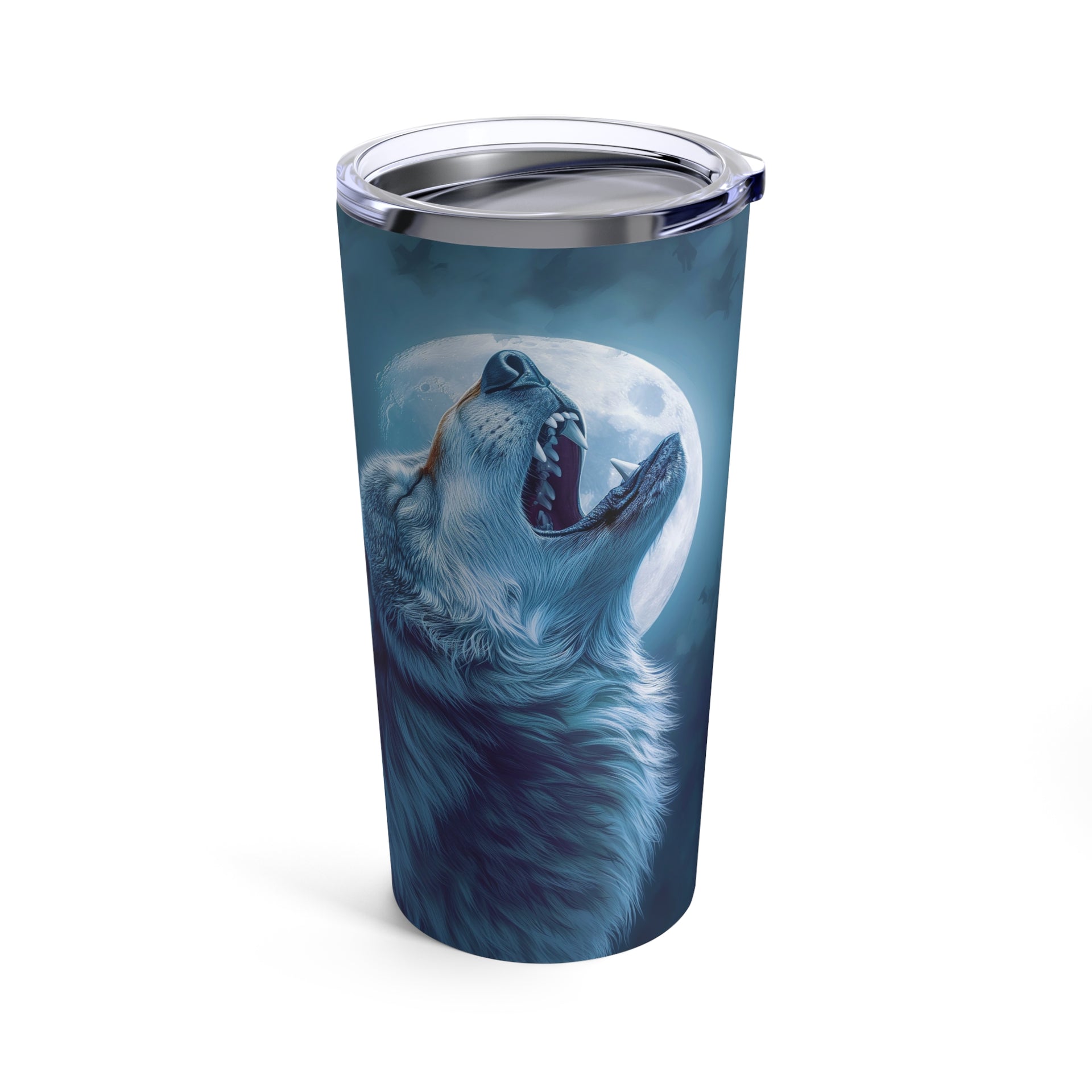 Howl at the Moon in Style: The Wolf's Cry Tumbler 20oz