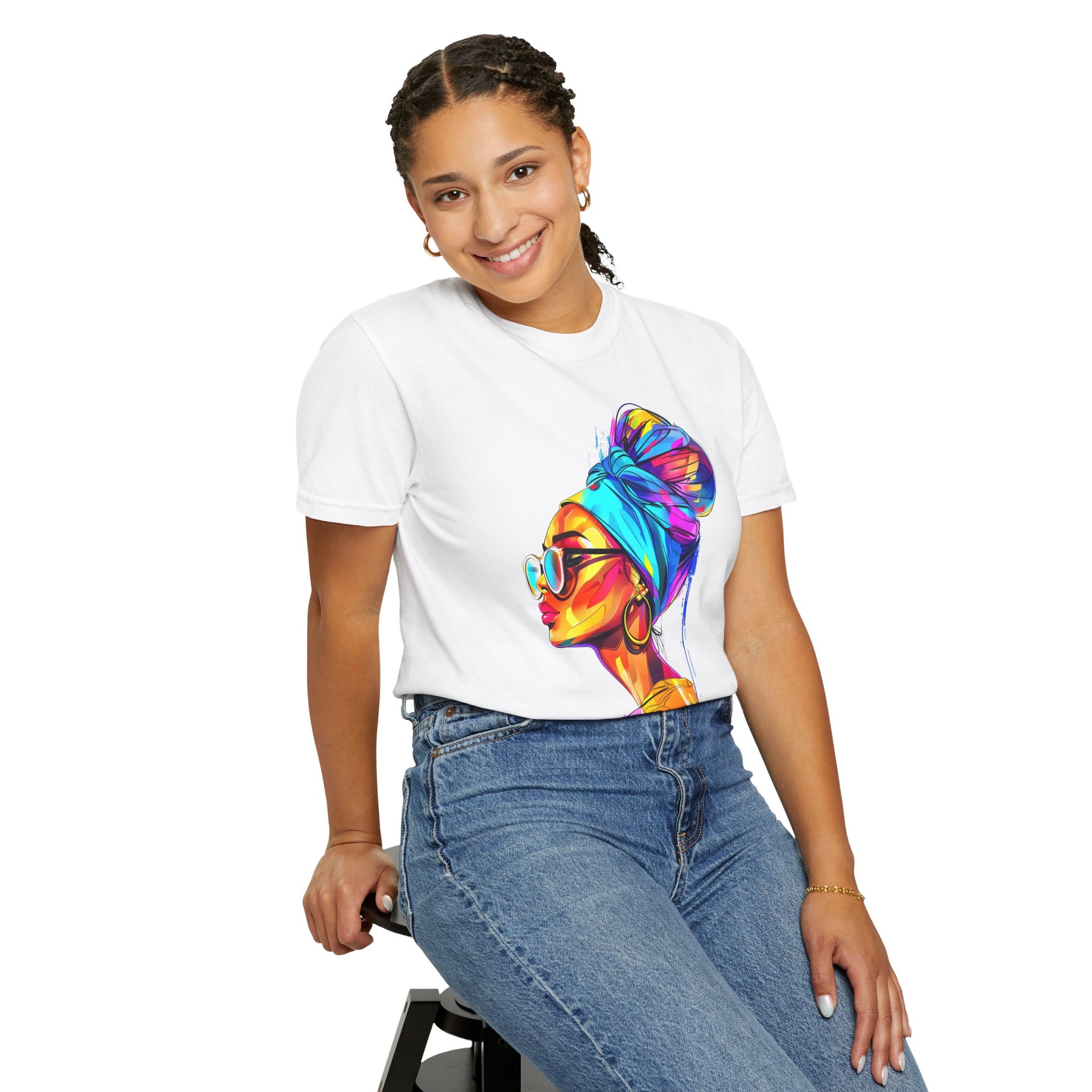 Colorful Headwrap Unisex T-Shirt | Infinite Visibility