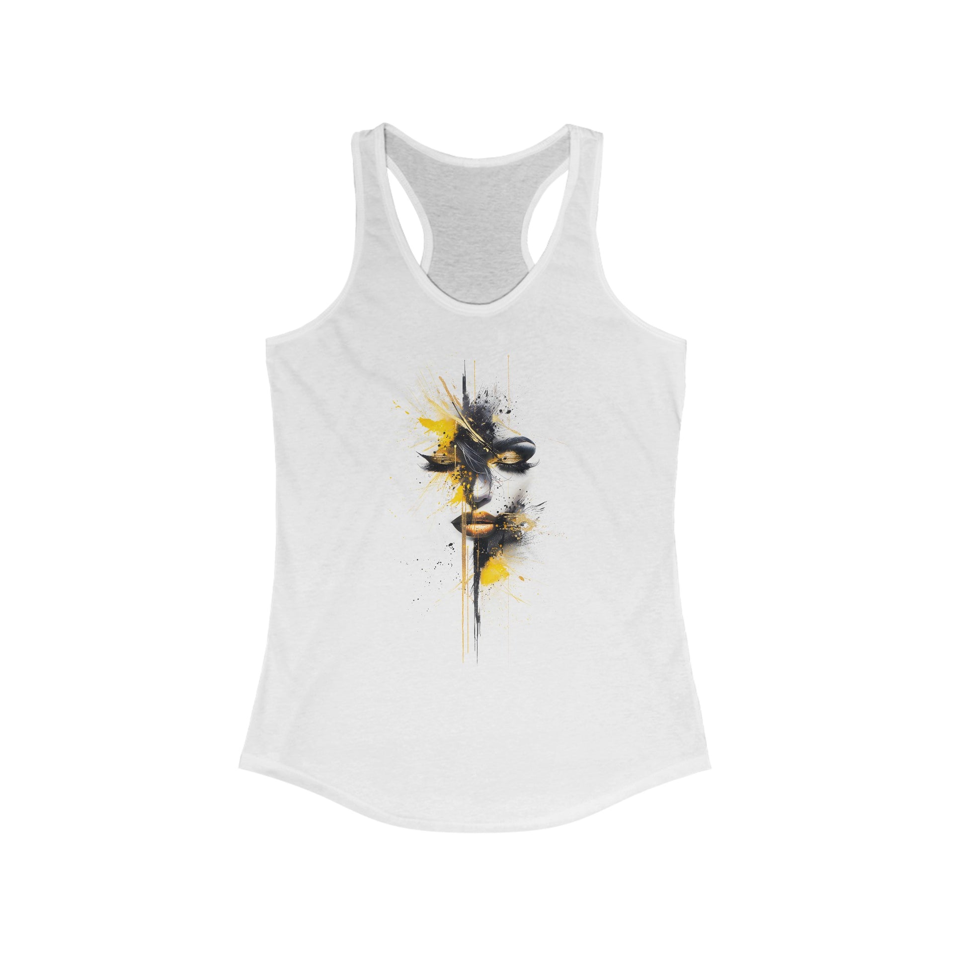 Abstract Face Racerback Tank | Infinite Visibility