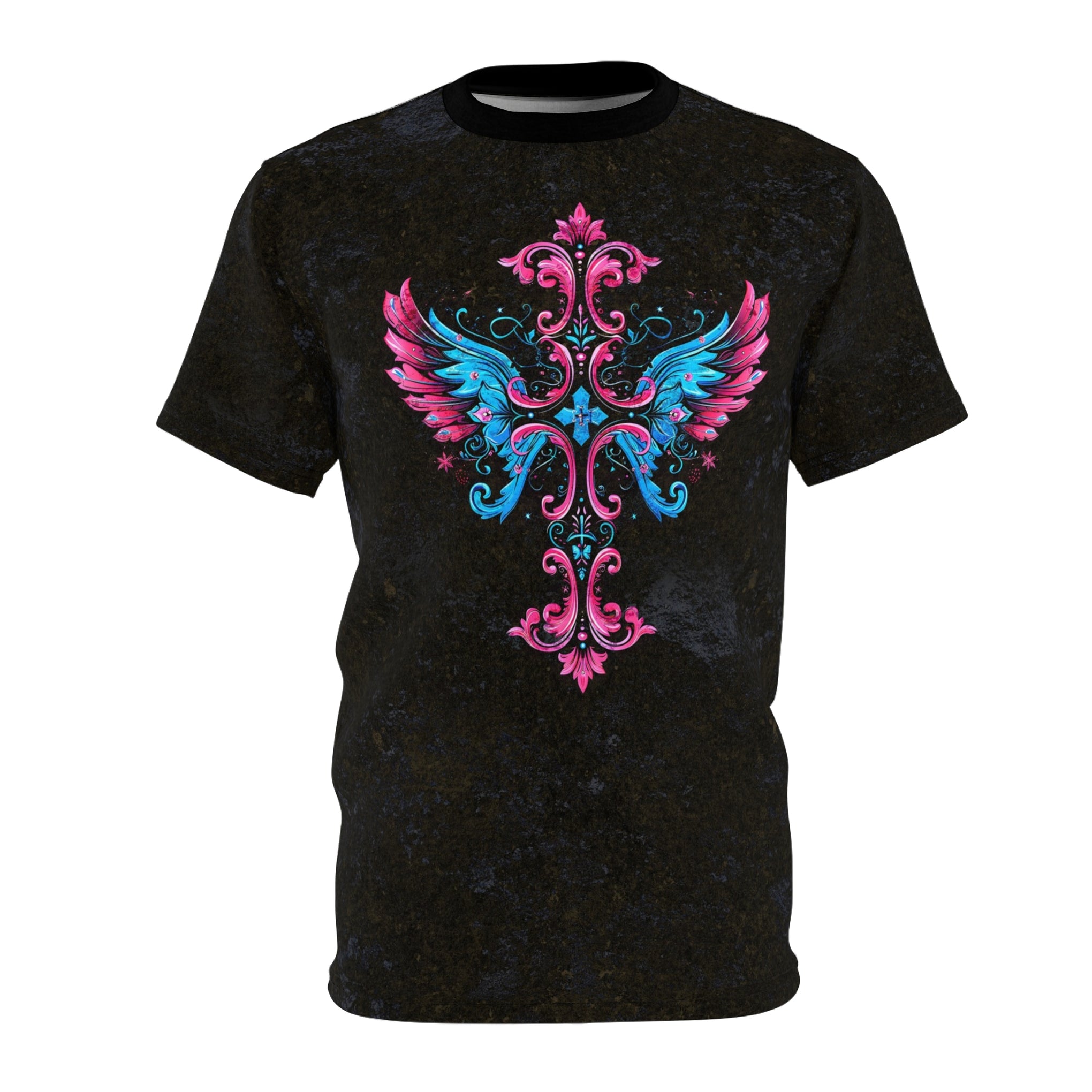 Ornate Enigma Tee - Unveiling Intricate Beauty Unisex Cut & Sew Tee (AOP)