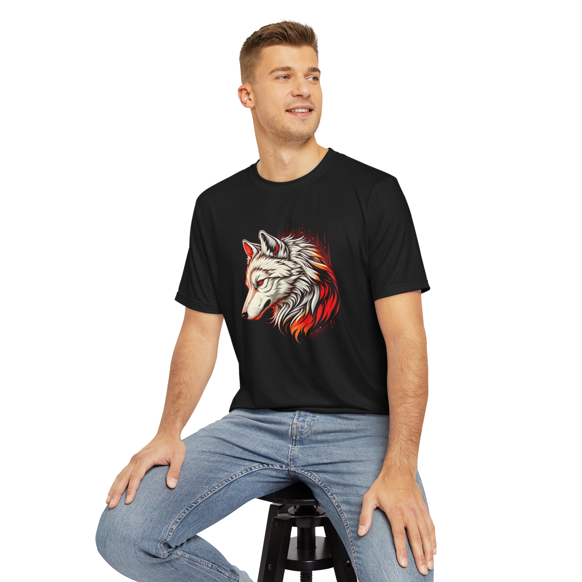 Uncage the Legend: Unleash the Power of the White Wolf on Your Tee!