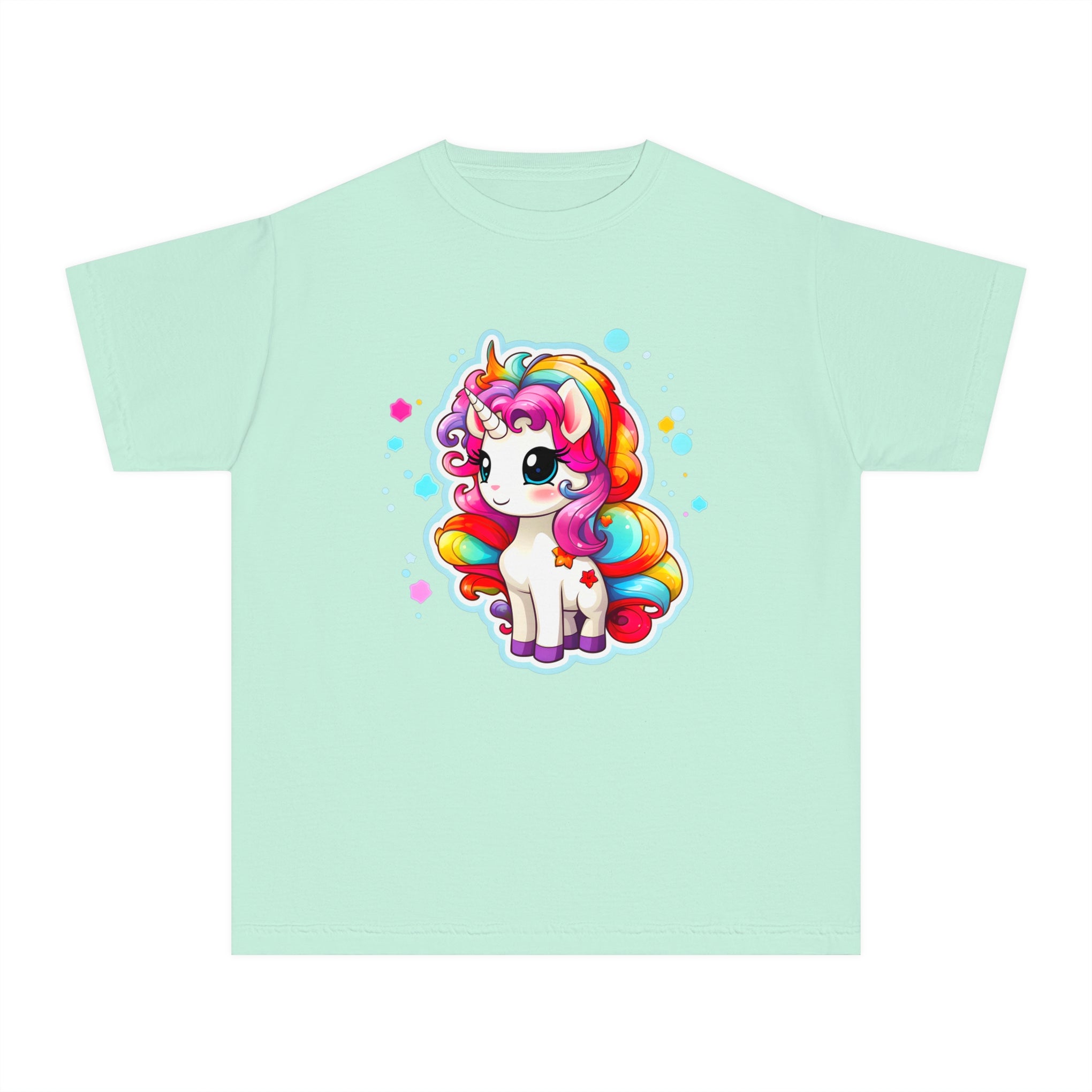 20.	Unleash Your Inner Magic: Rainbow Unicorn Art Youth Midweight Tee