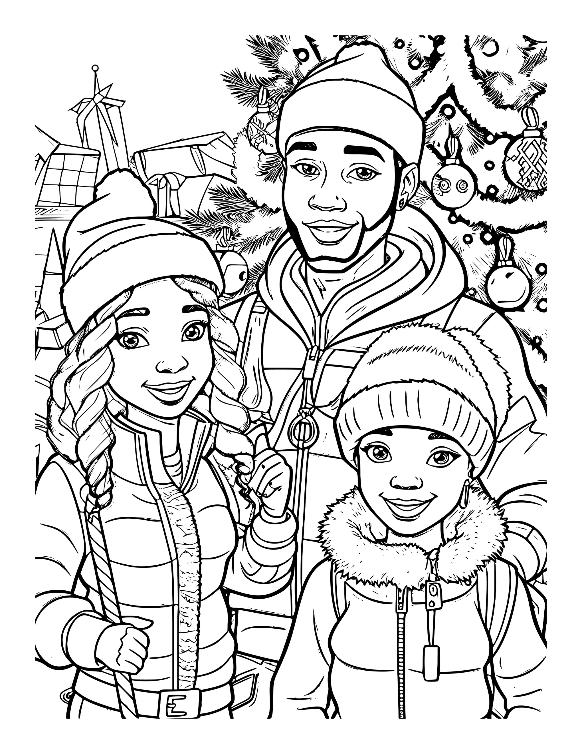 Magical Christmas Moments: A Vibrant Coloring Book for Kids PDF