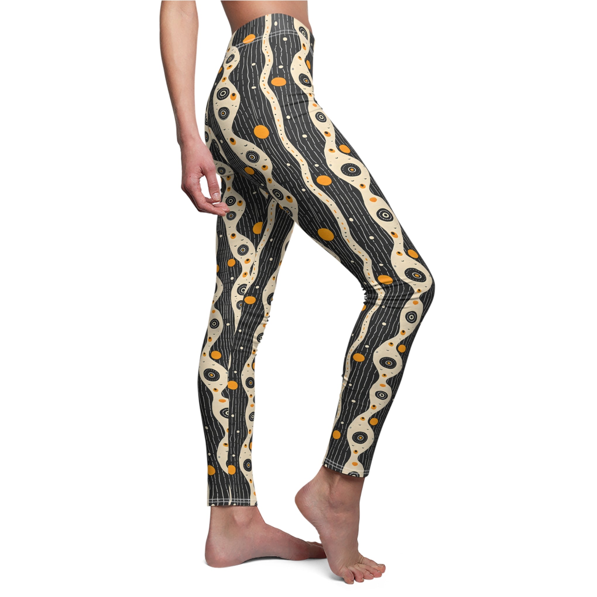 Activate Your Focus: The Optic Pulse Casual Leggings (AOP)