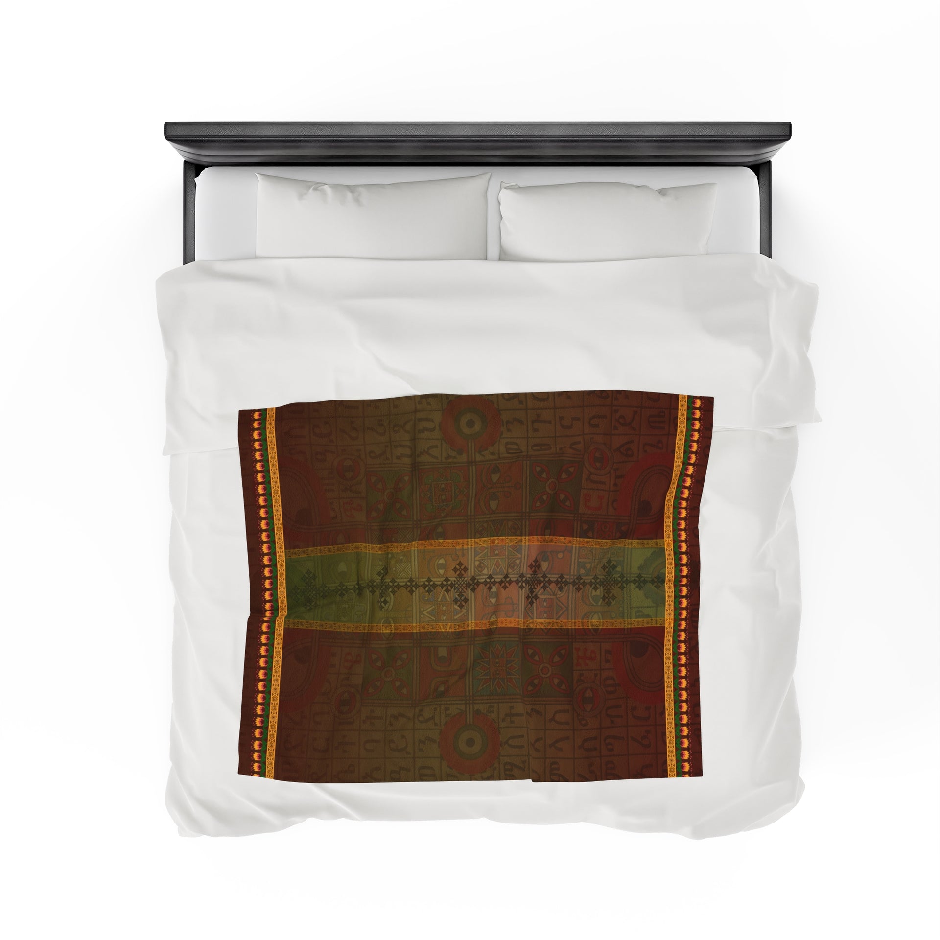 Ethiopian Diamond Symphony: Velveteen Plush Blanket