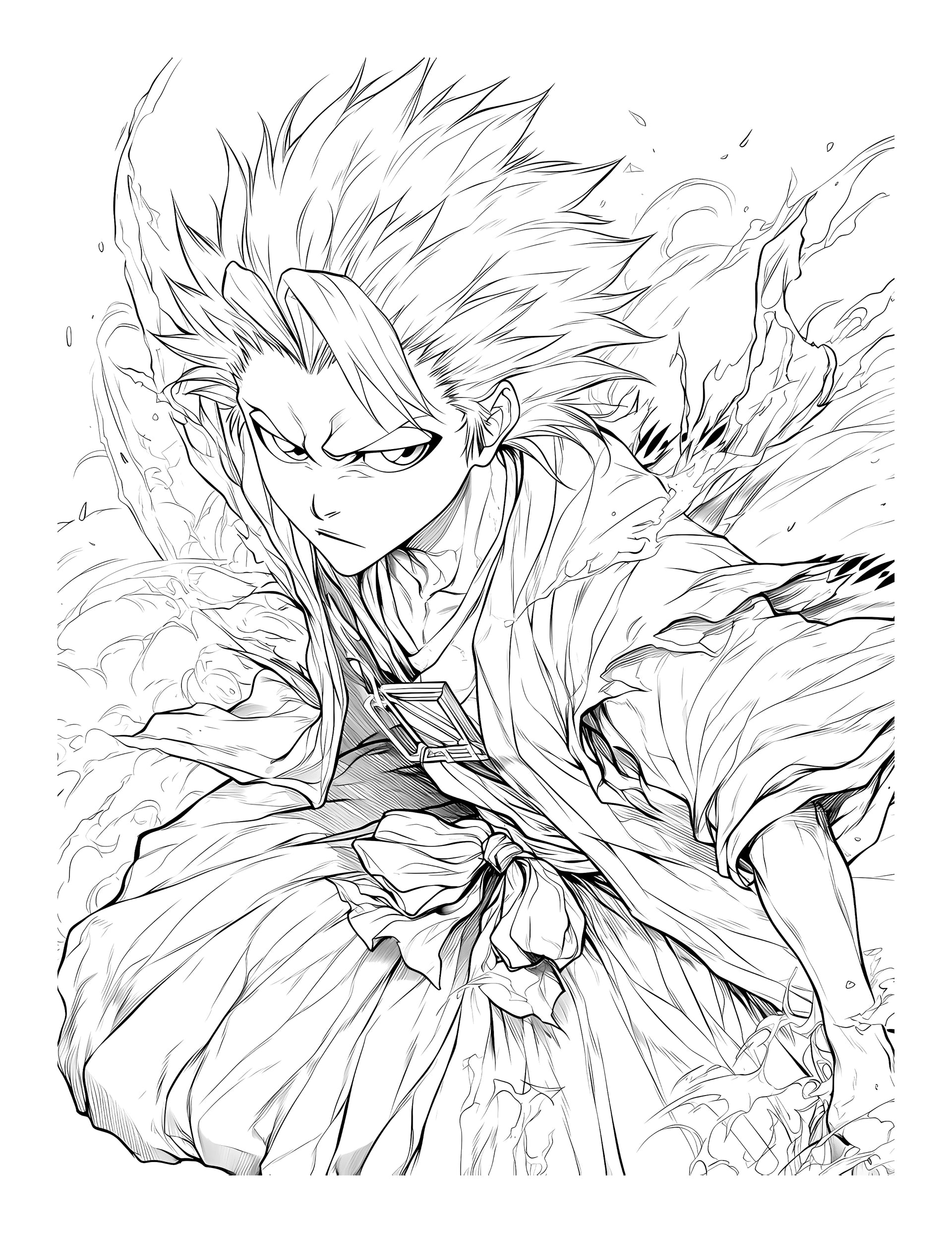 Anime Chronicles: Bankai Unleashed! A Bleach Coloring Book (Volume 7) PDF