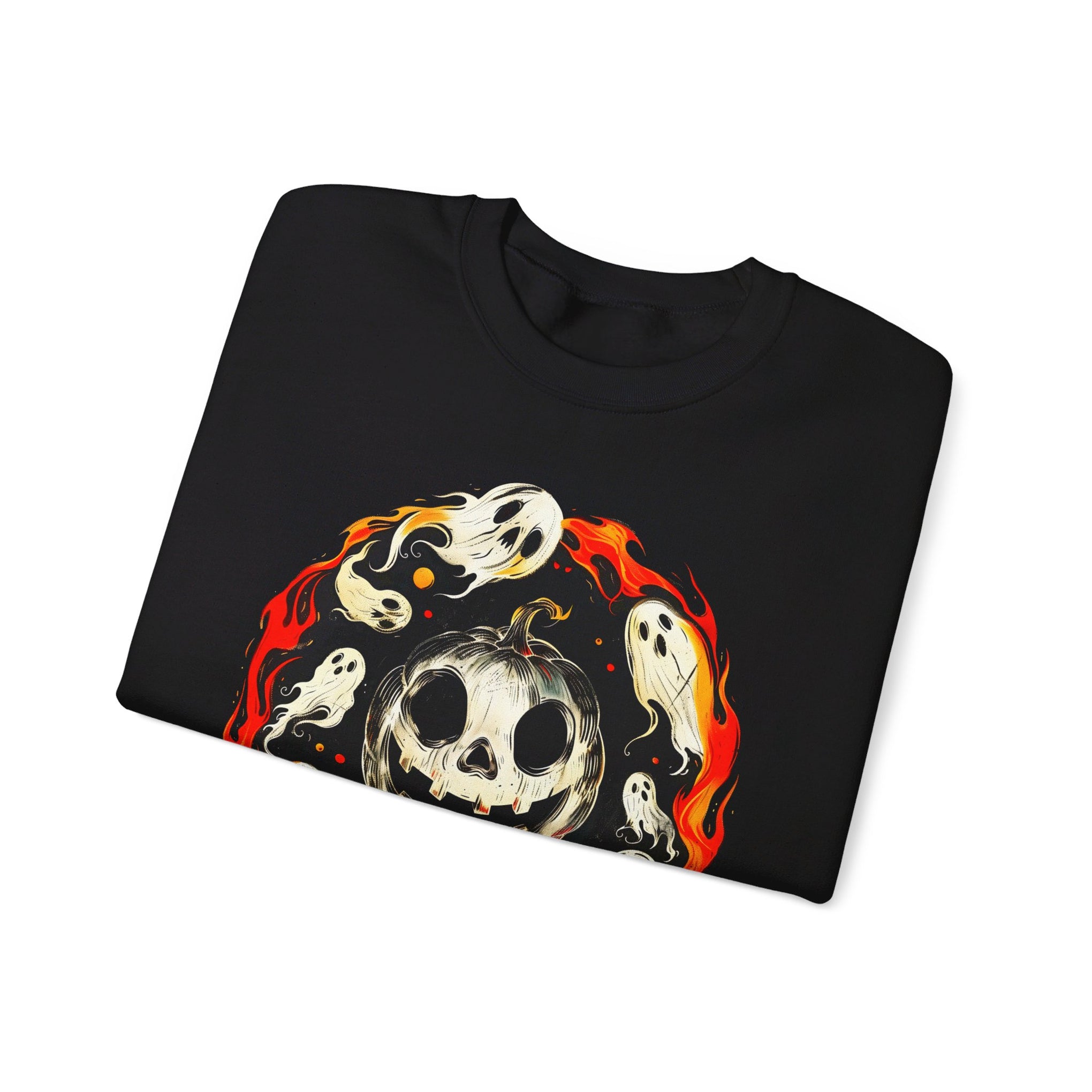 Ghostly Flames Unisex Sweatshirt | Infinite Visibility