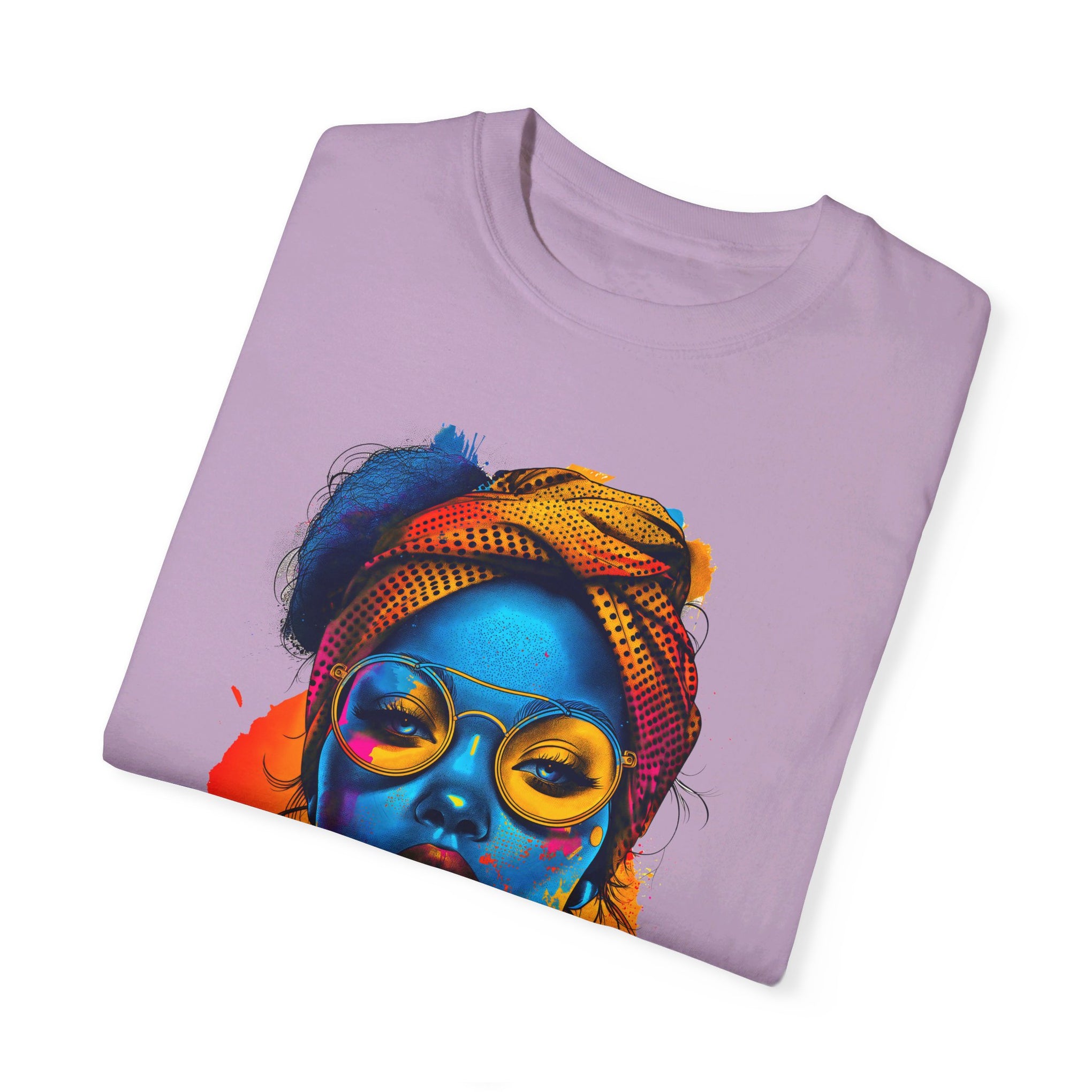 Bold & Brilliant: Statement Portrait- Unleash Your Inner Muse** Unisex Garment-Dyed T-shirt