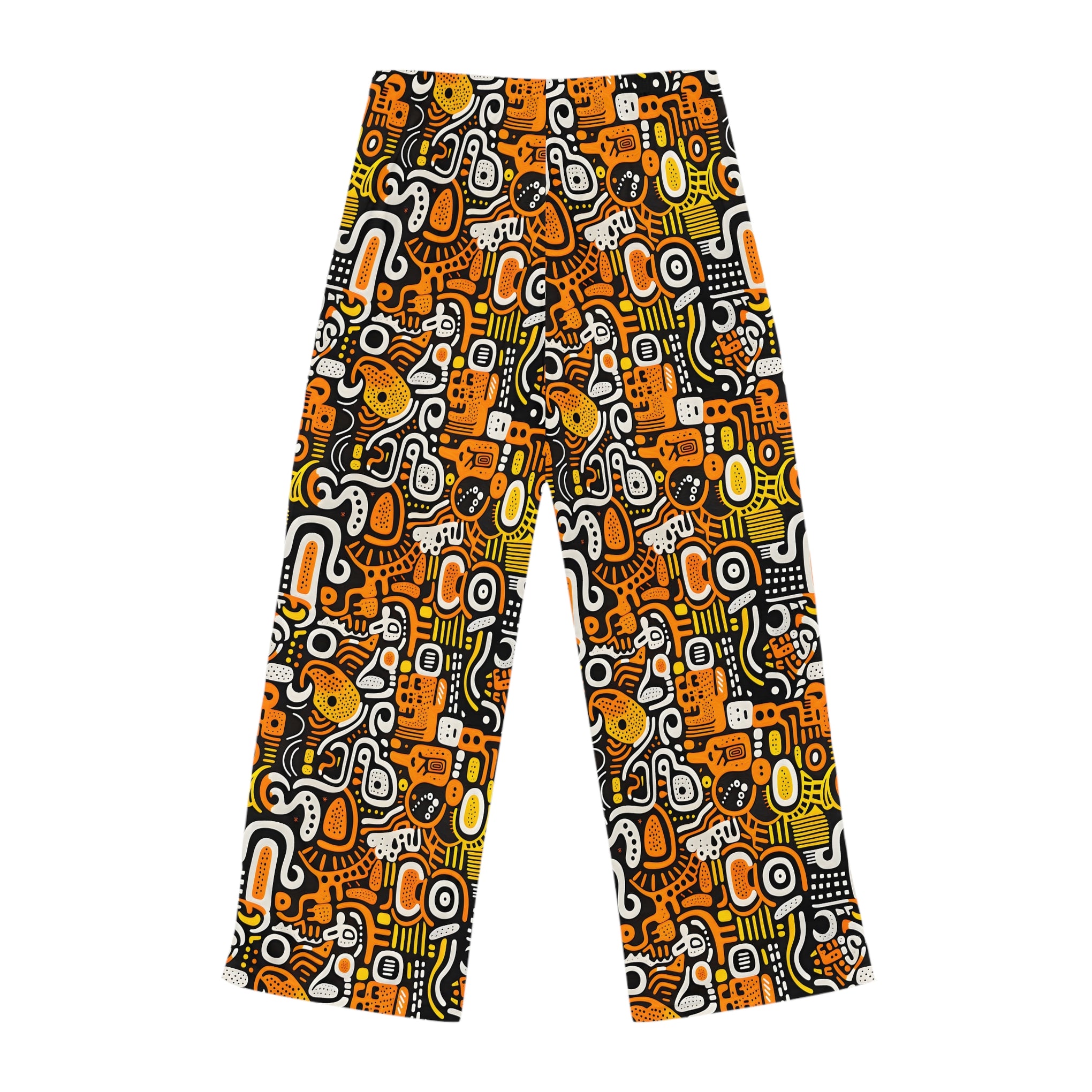 Psychedelic Harmony: Keith Haring Inspired Women's Pajama Pants (AOP)