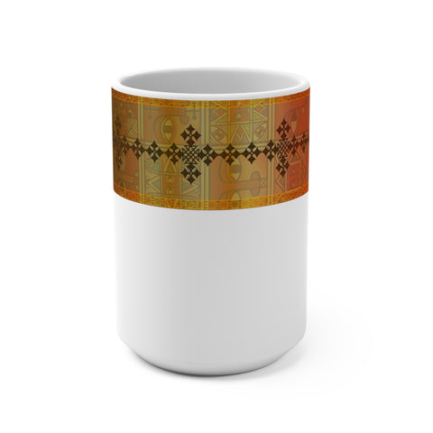 Sip in Style: The Ethiopian Tapestry Mug